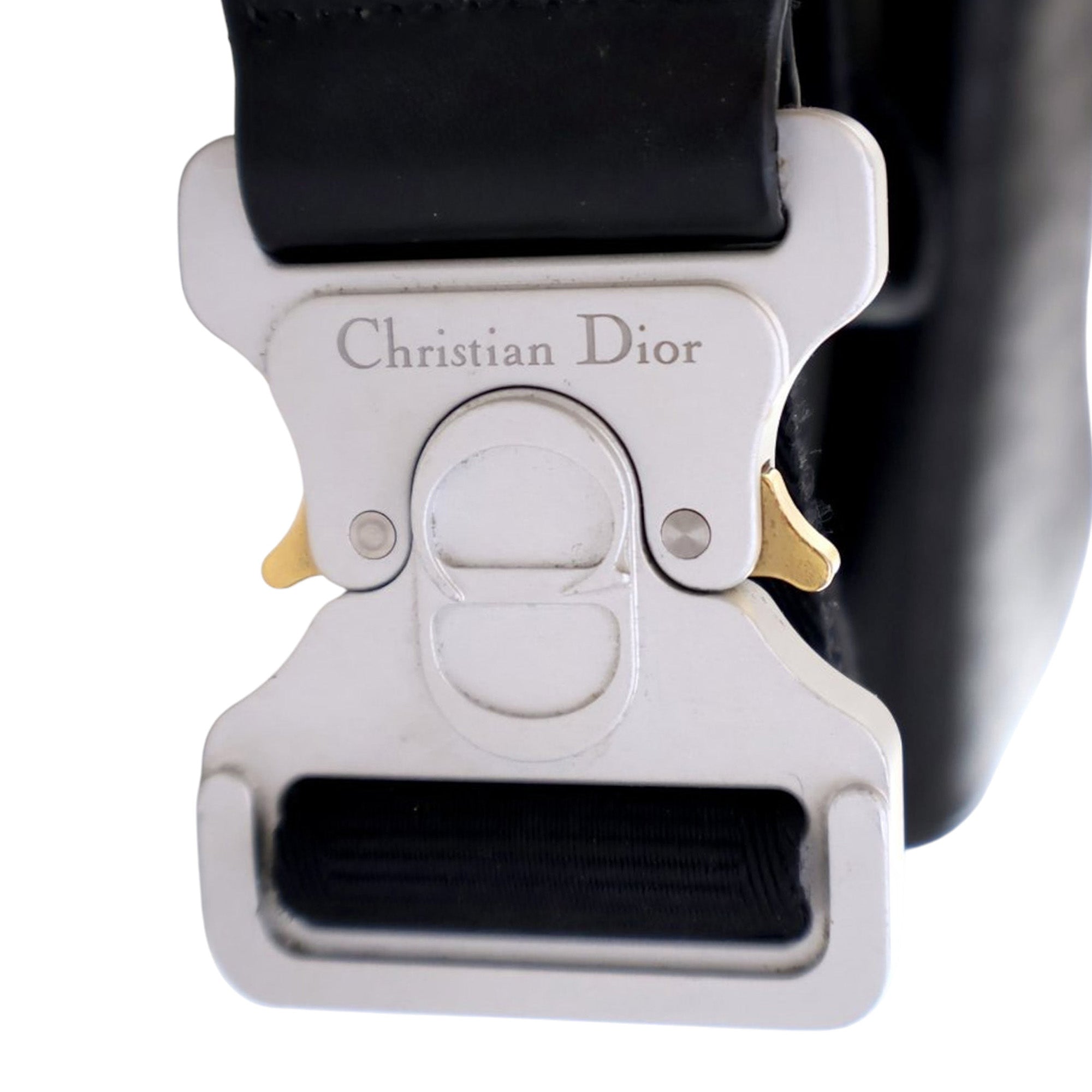 Dior Oblique Perforated Calfskin Galaxy Saddle Bag