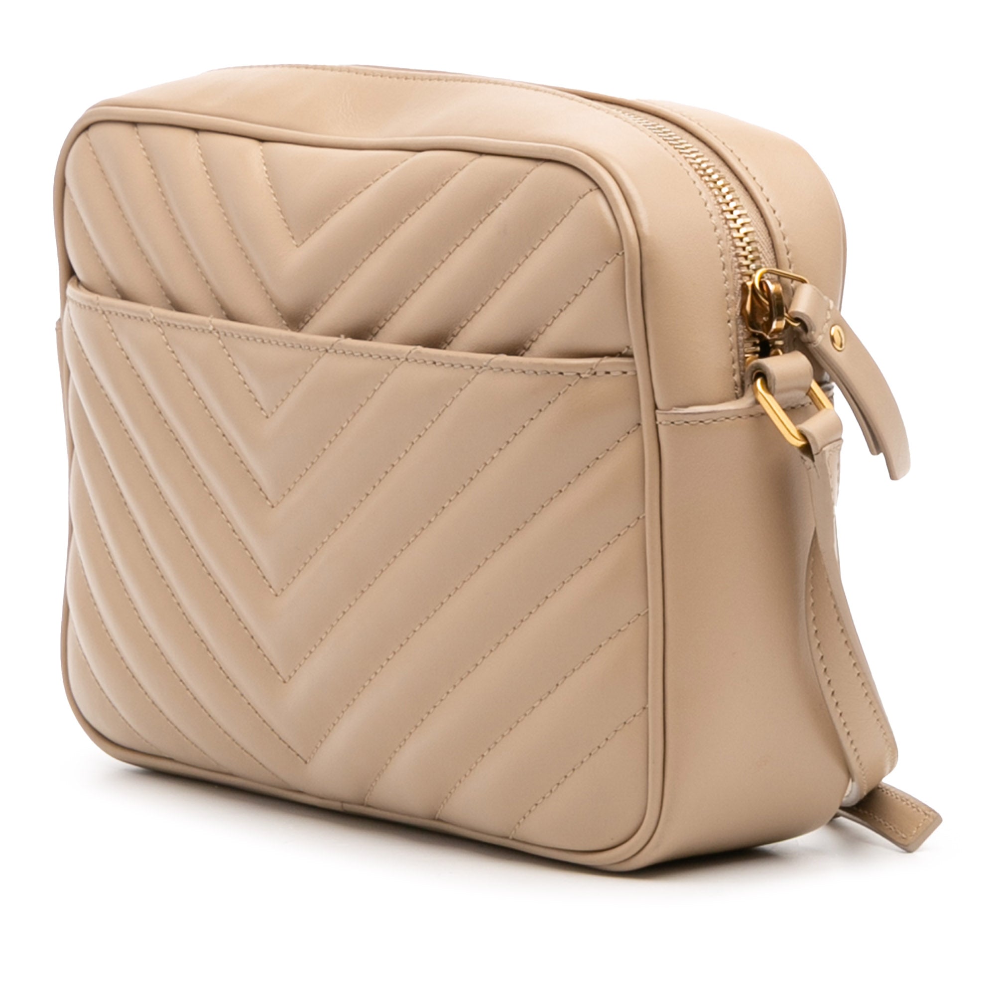 Saint Laurent Matelasse Leather Monogram Lou Camera Bag