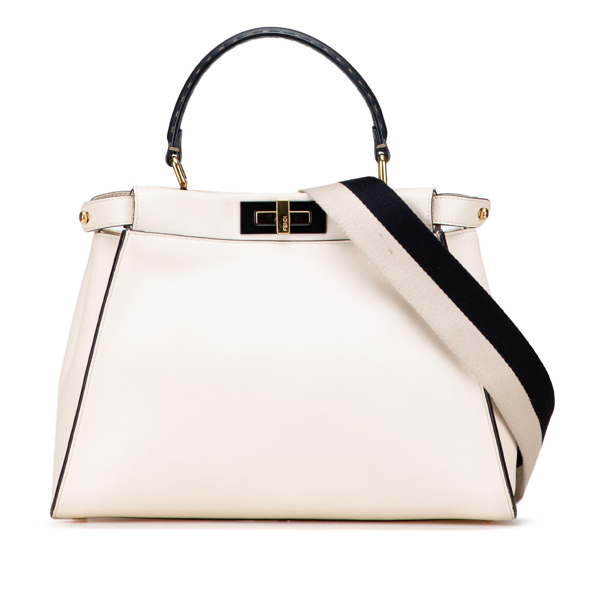 Medium Leather Selleria Peekaboo Iconic Satchel