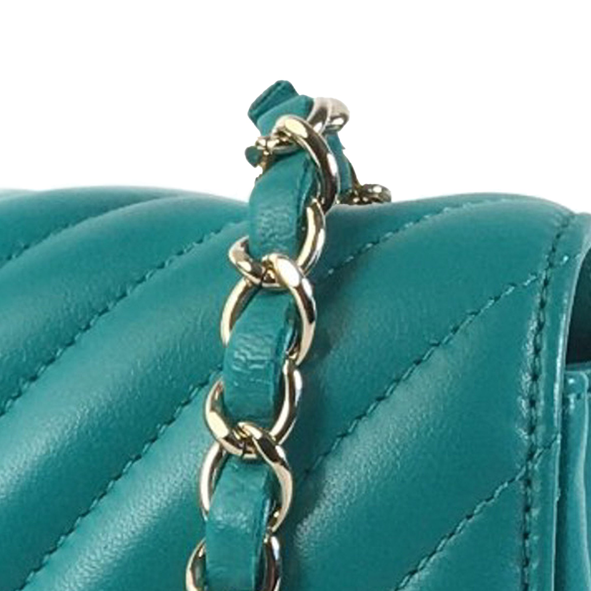 Chanel Mini Rectangular Chevron Lambskin Single Flap