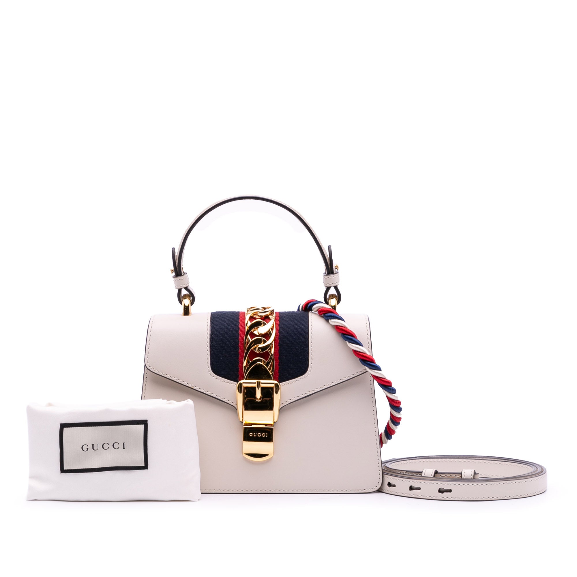 Gucci Mini Calfskin Sylvie Satchel