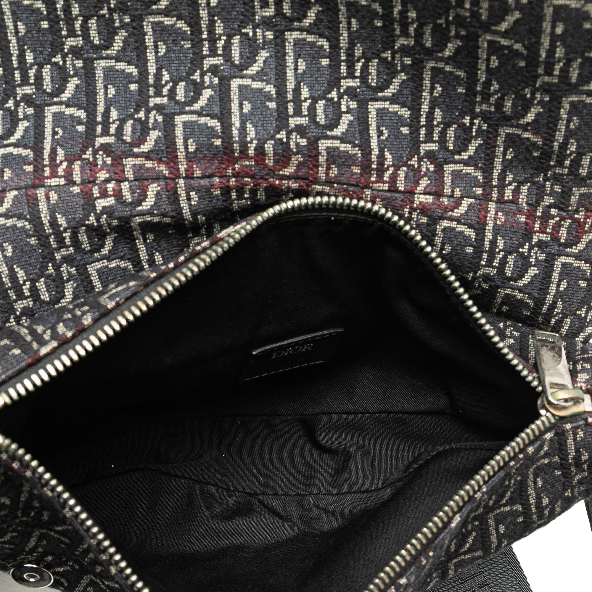 Oblique Canvas Saddle Crossbody