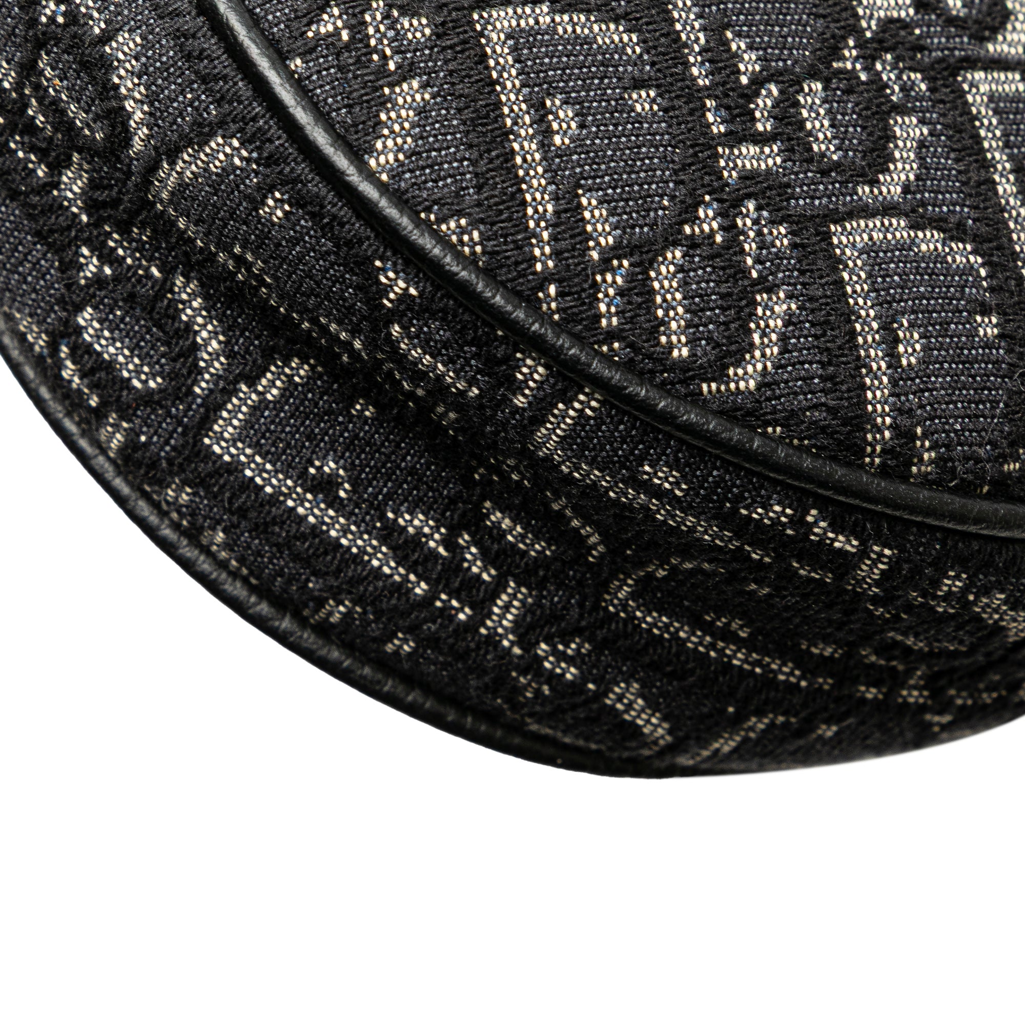 Oblique Canvas Saddle Crossbody