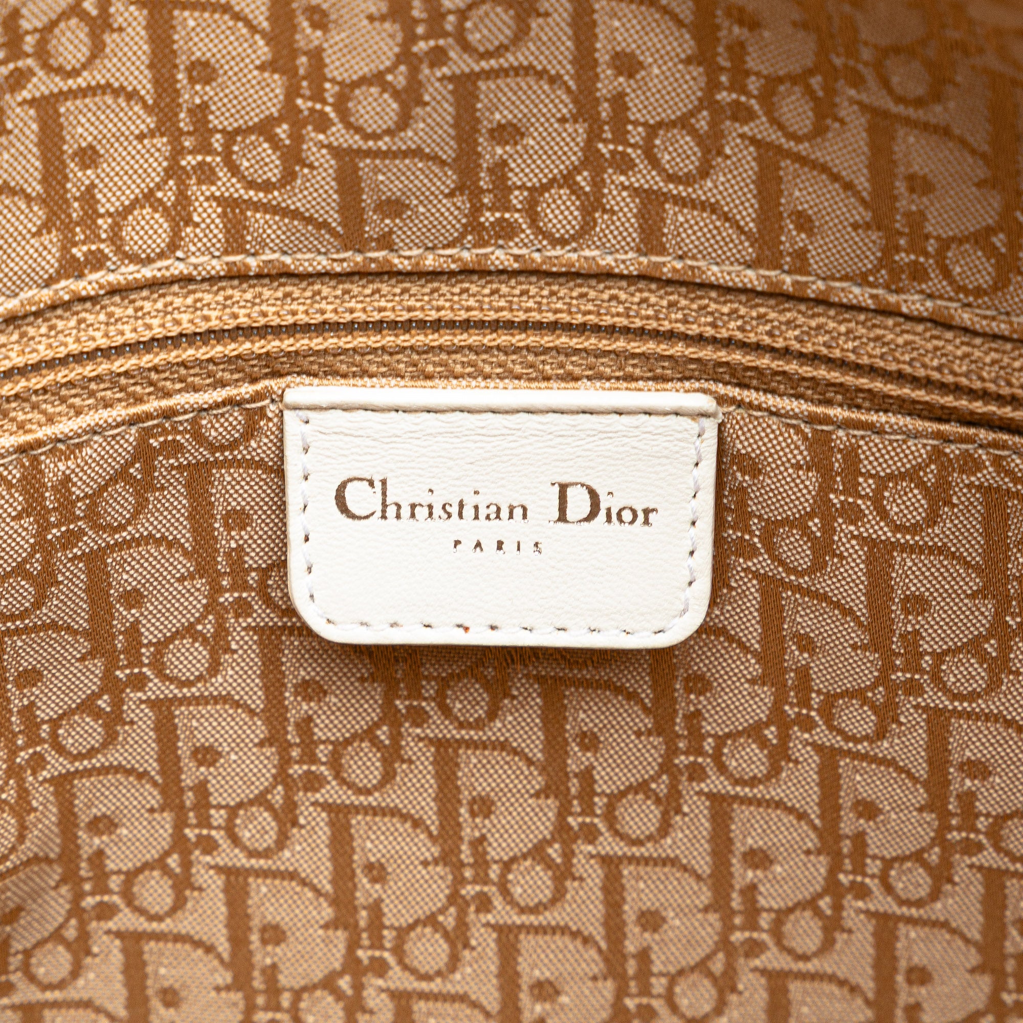 Large Lambskin Cannage Lady Dior