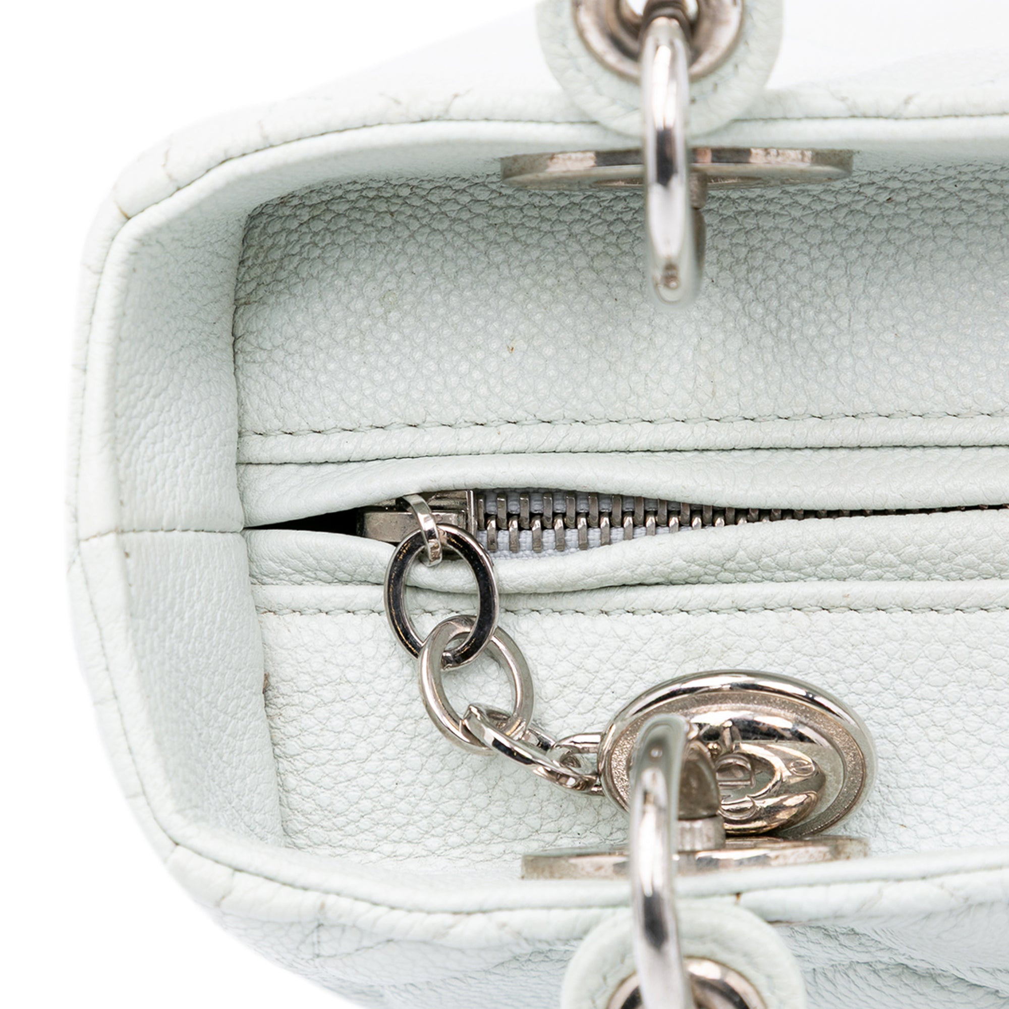 Medium Calfskin Cannage Lady Dior