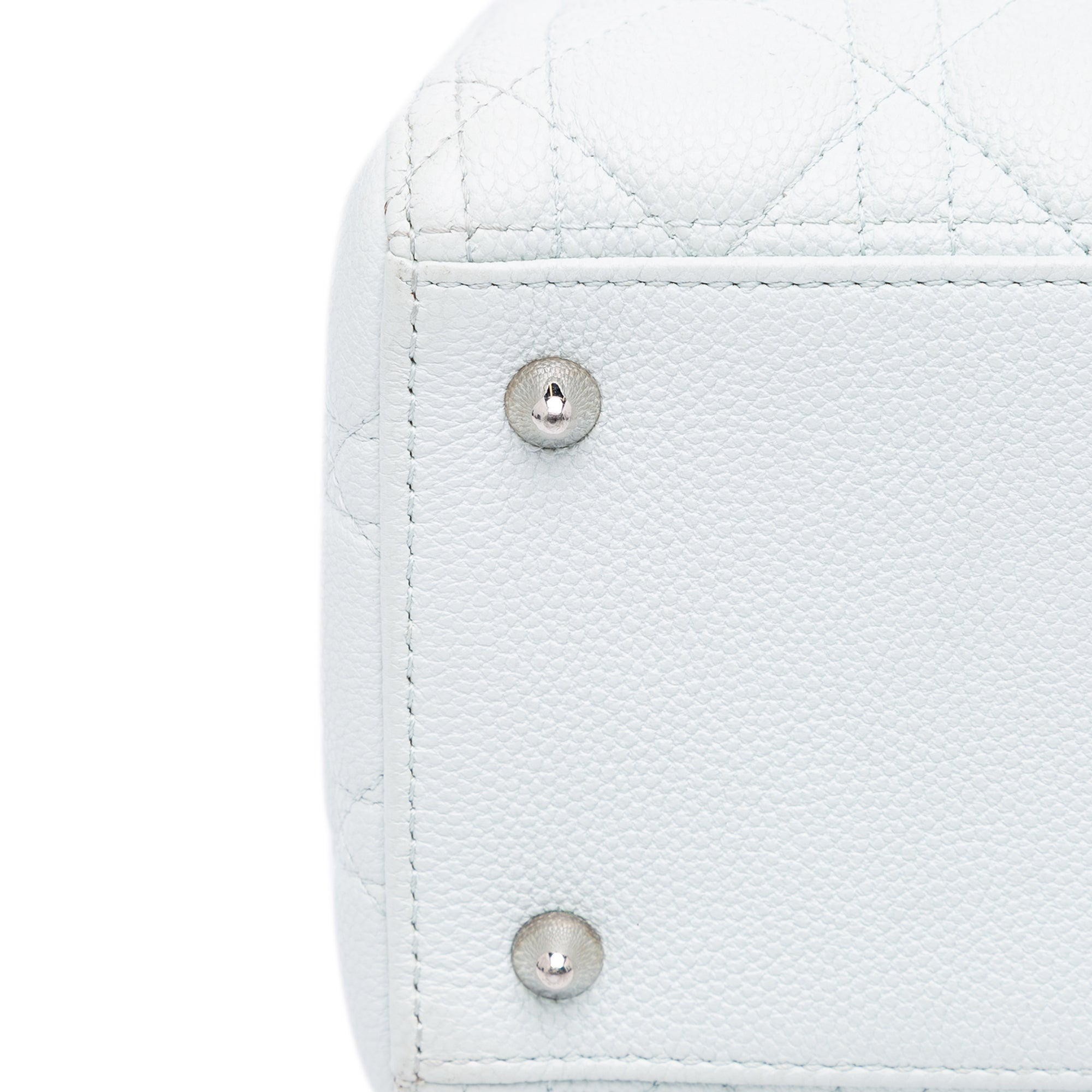 Medium Calfskin Cannage Lady Dior