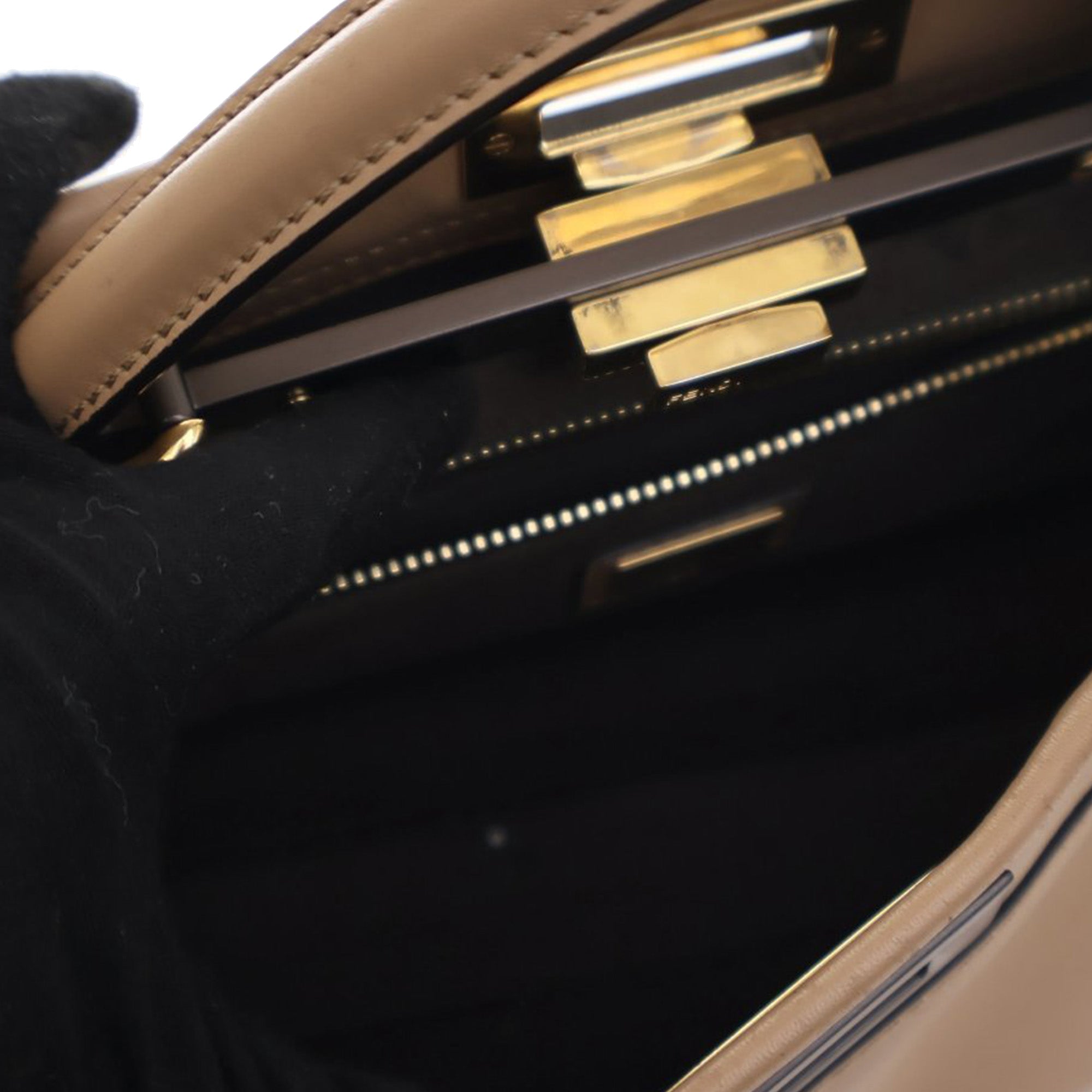 Medium Leather Peekaboo Iconic Satchel