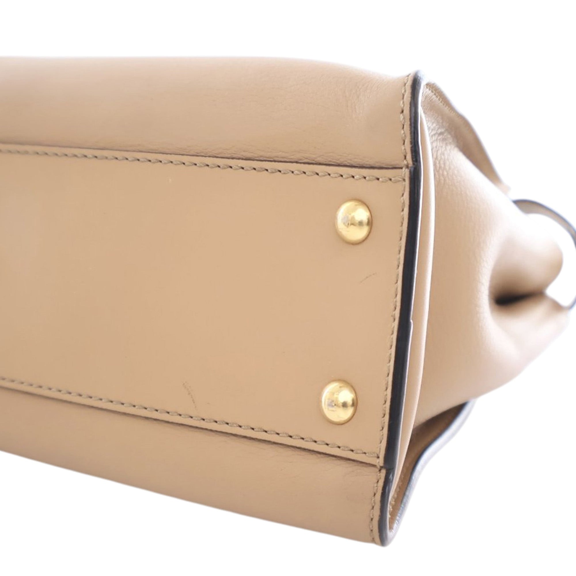 Medium Leather Peekaboo Iconic Satchel