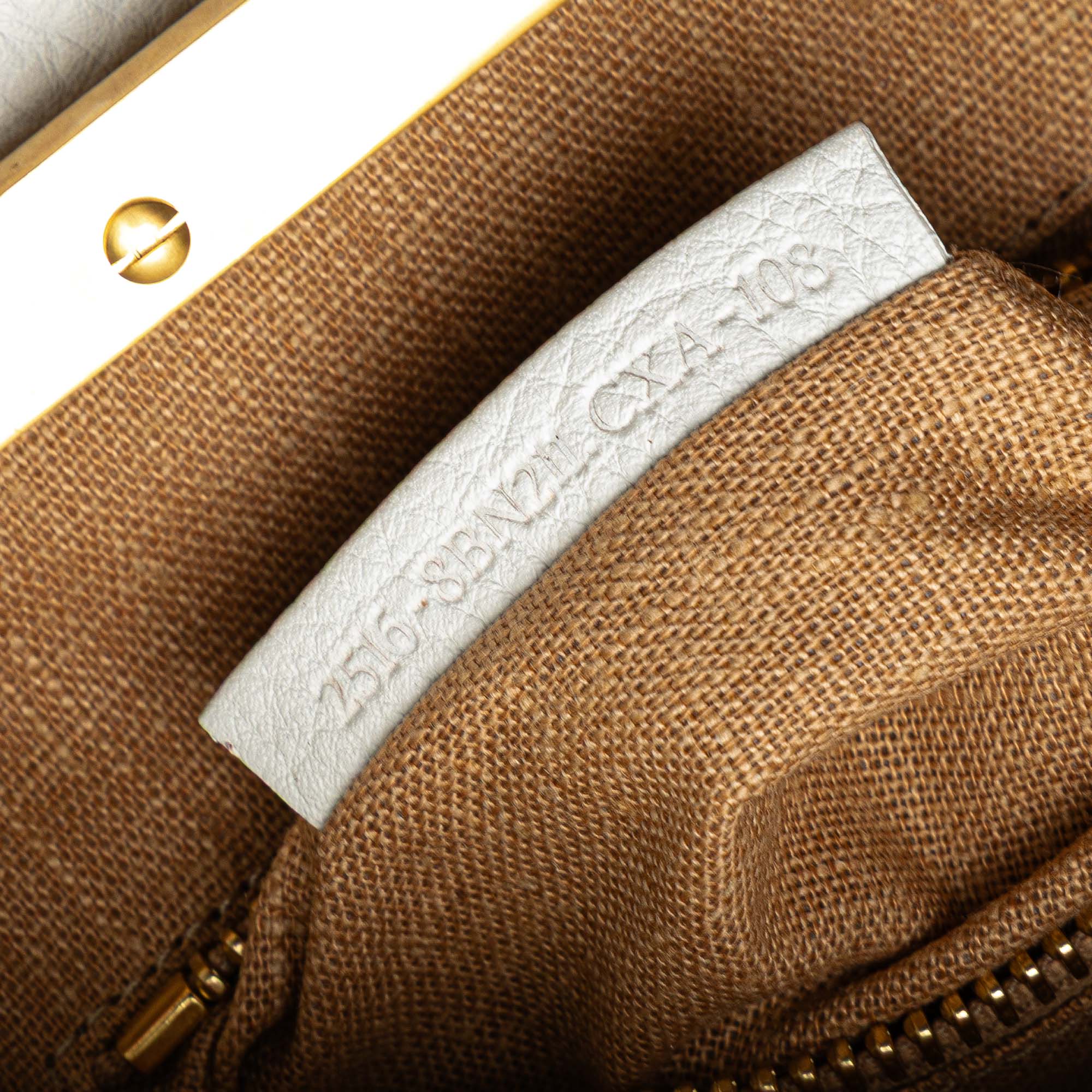 Medium Pebbled Leather Peekaboo Satchel