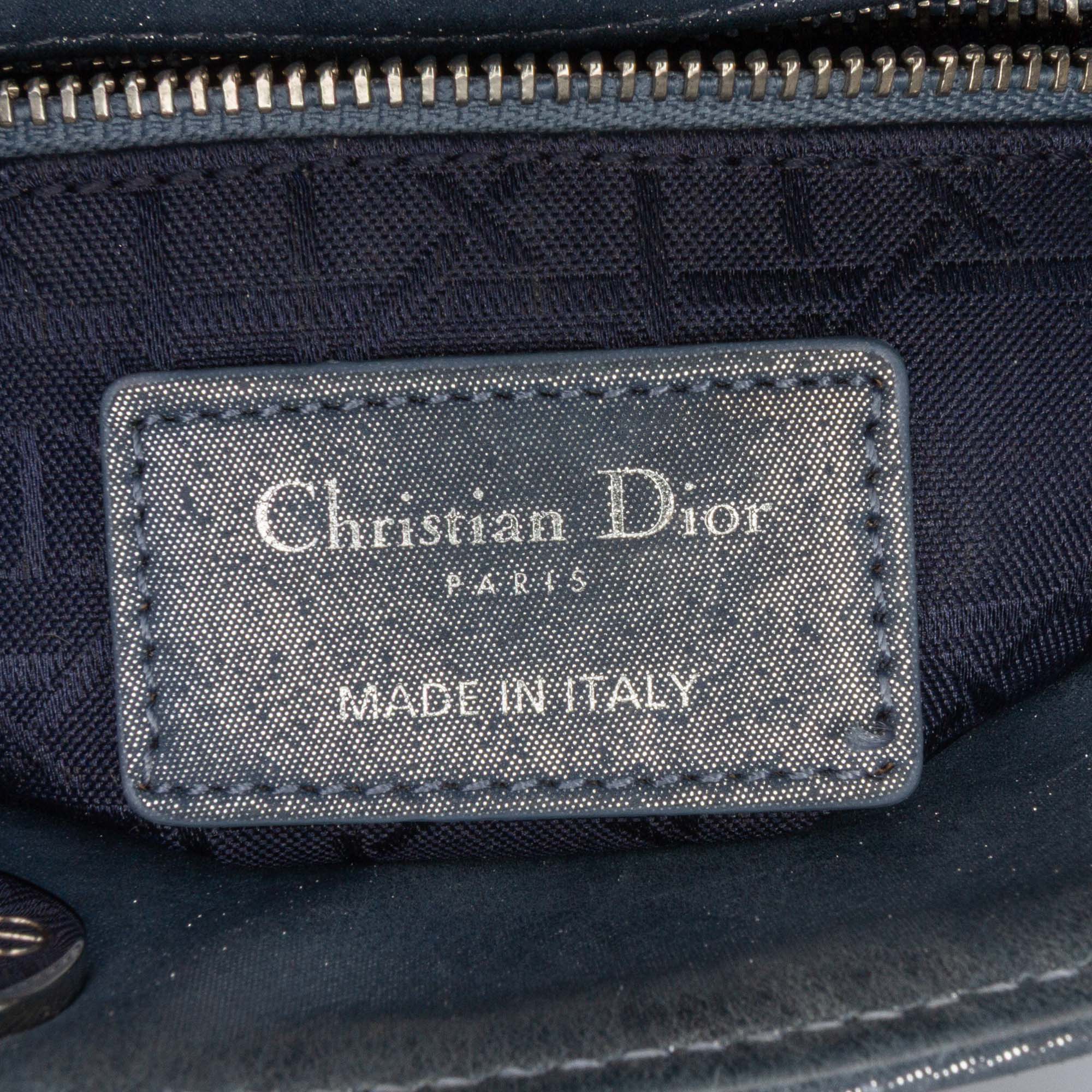 Dior Mini Iridescent Lambskin Cannage Lady Dior