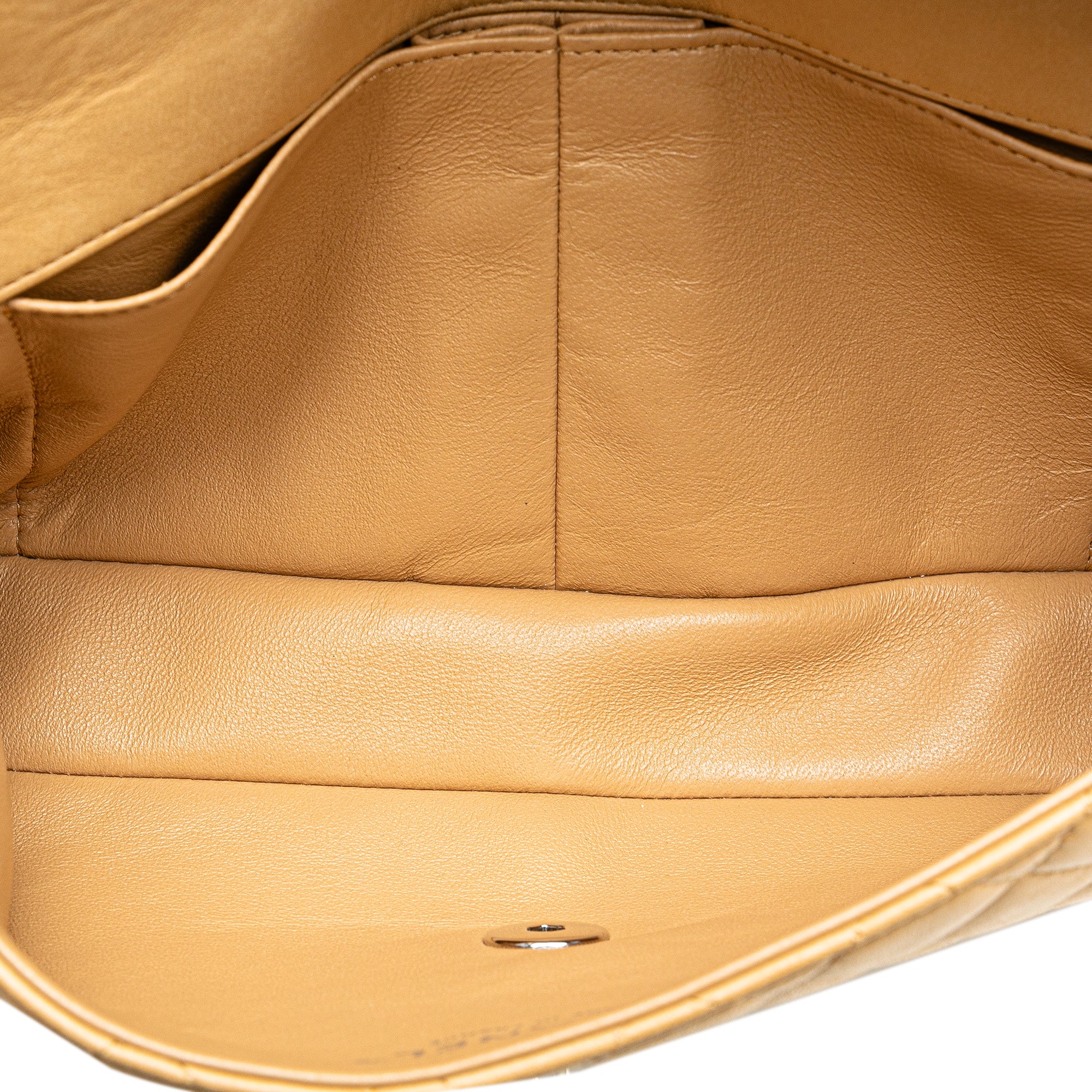 Chanel CC Lambskin East West Single Flap