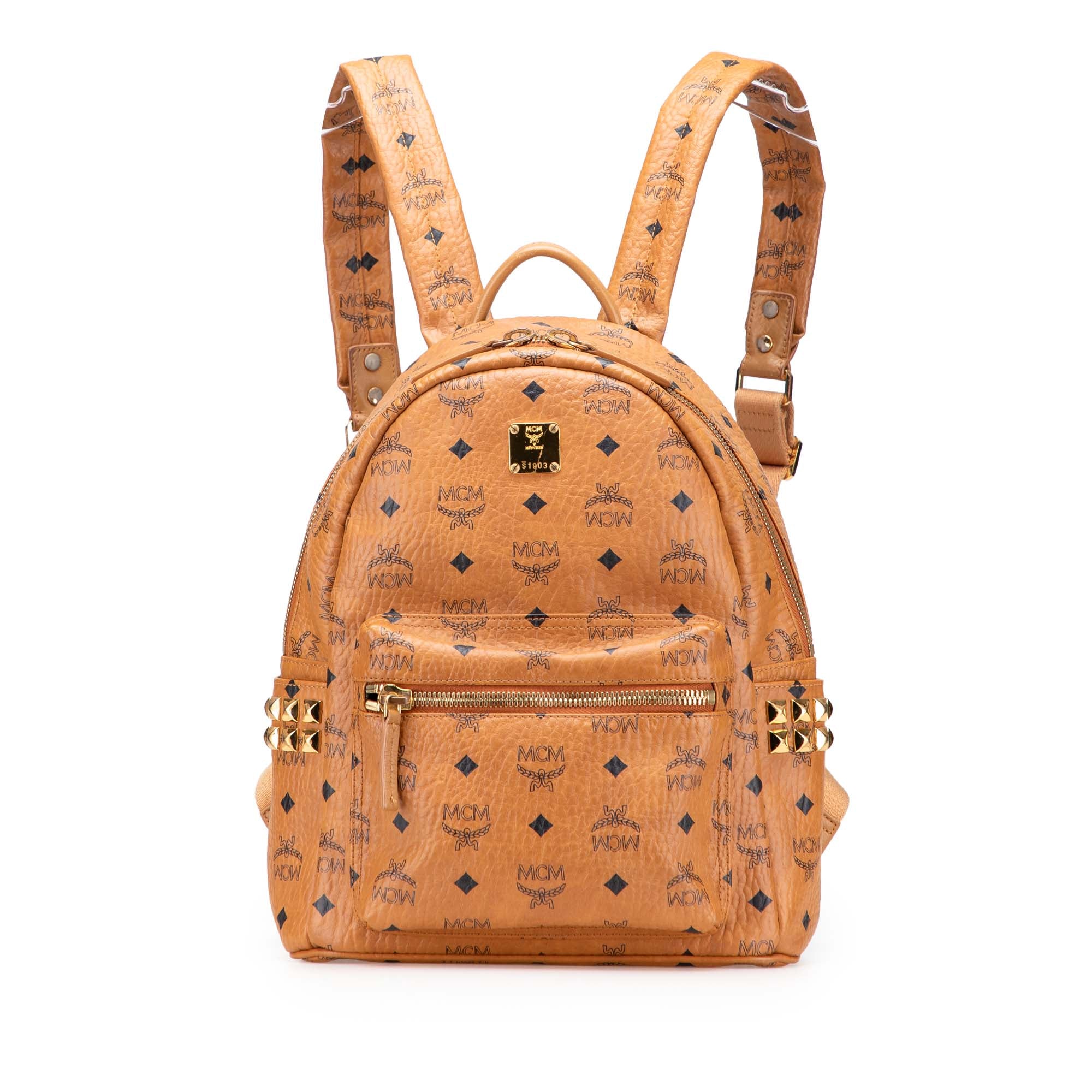 Small Visetos Coated Canvas Stark Backpack
