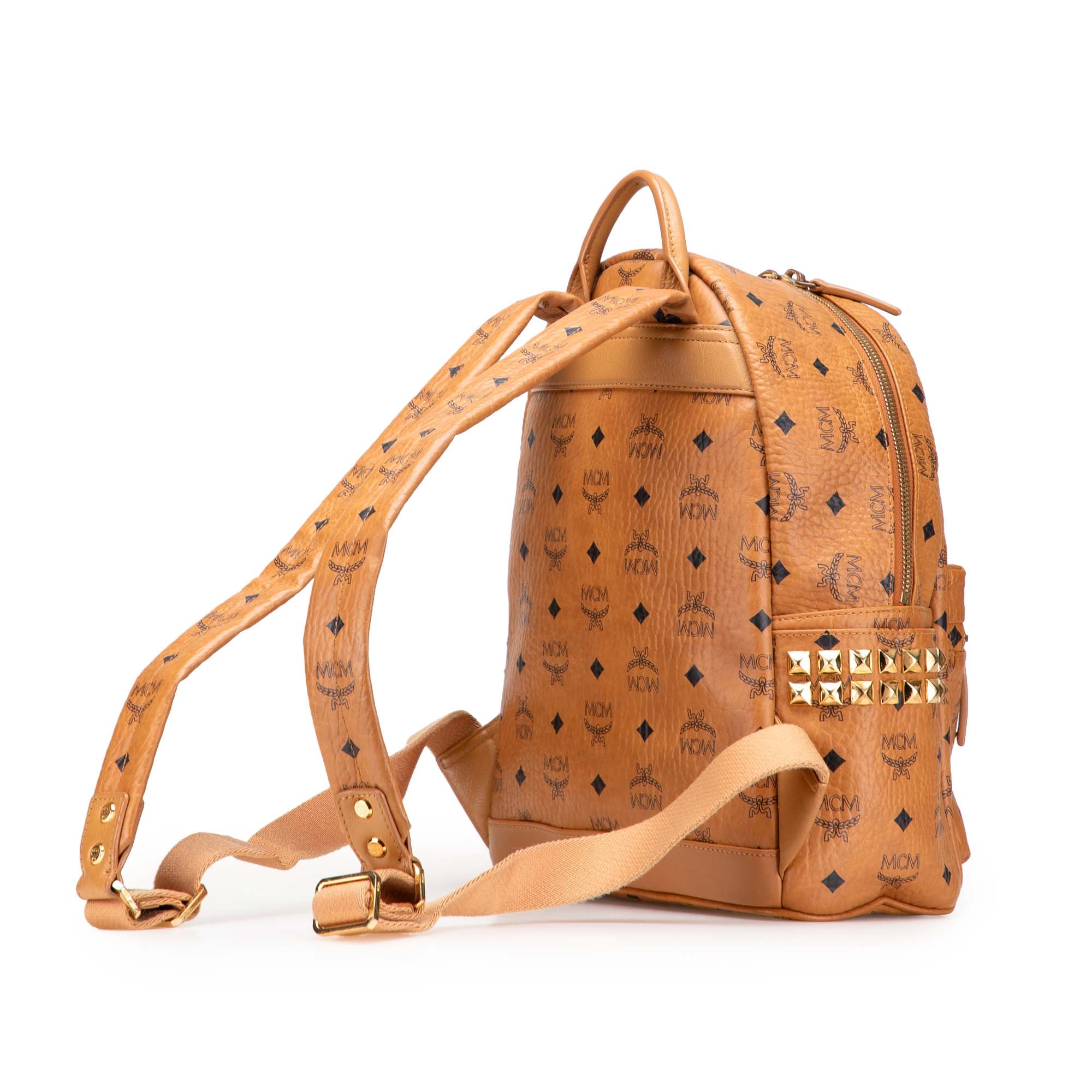 Small Visetos Coated Canvas Stark Backpack