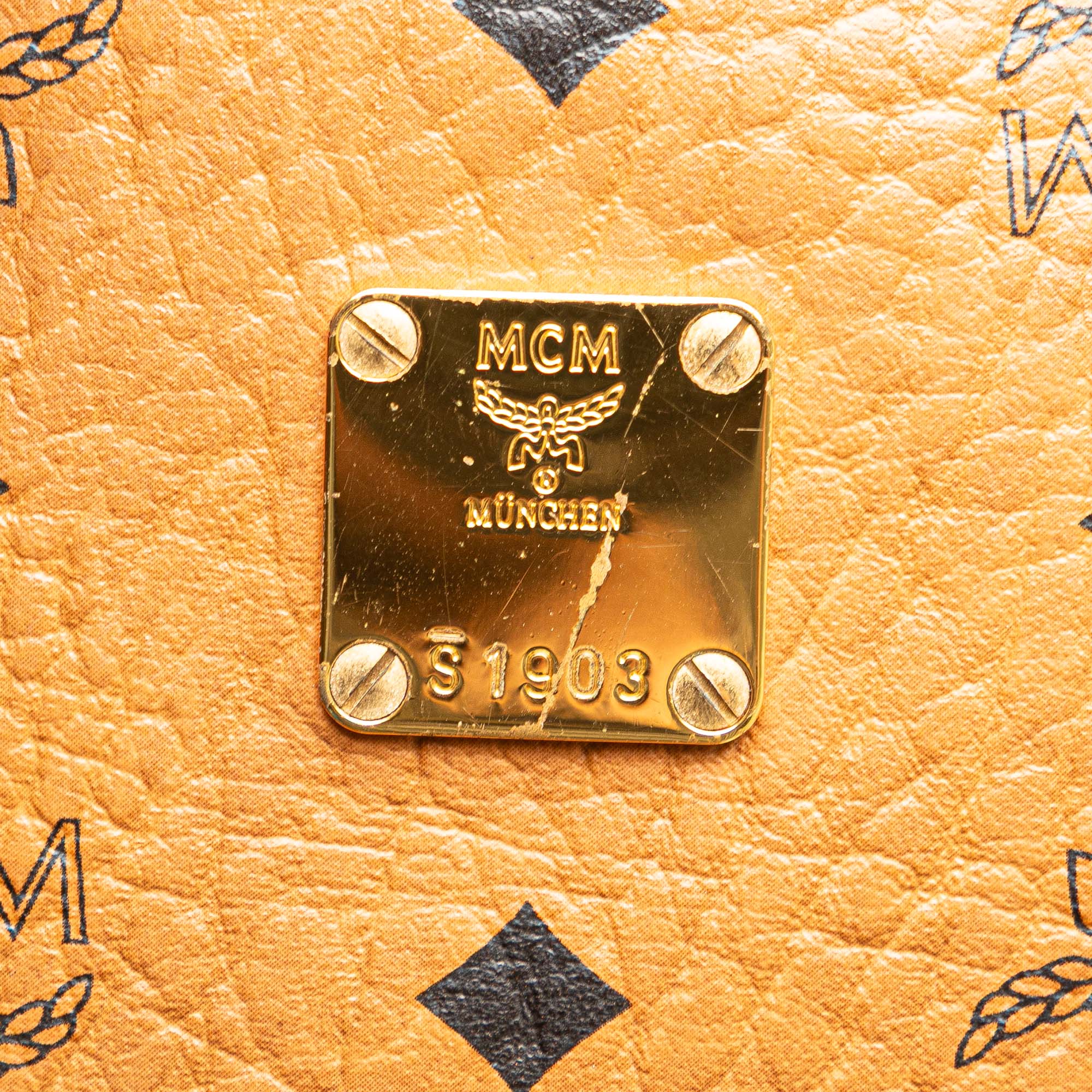 Small Visetos Coated Canvas Stark Backpack