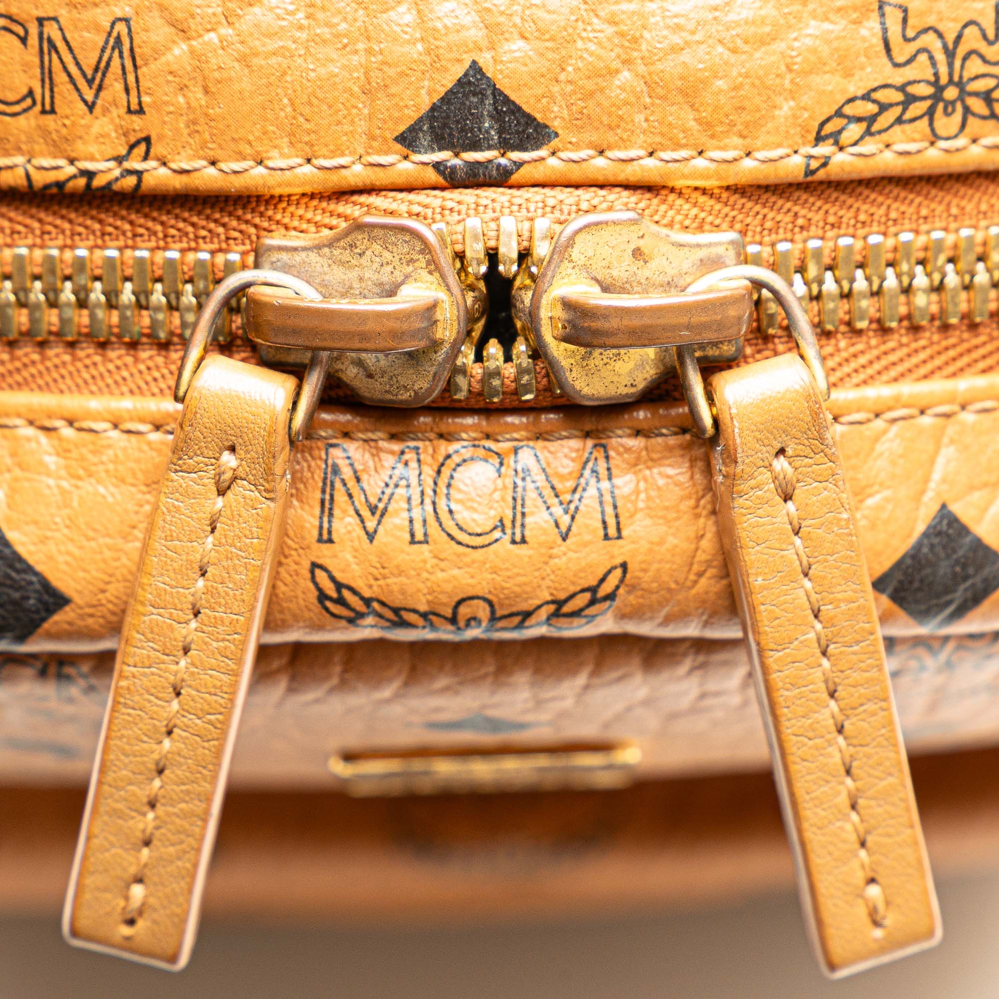 Small Visetos Coated Canvas Stark Backpack