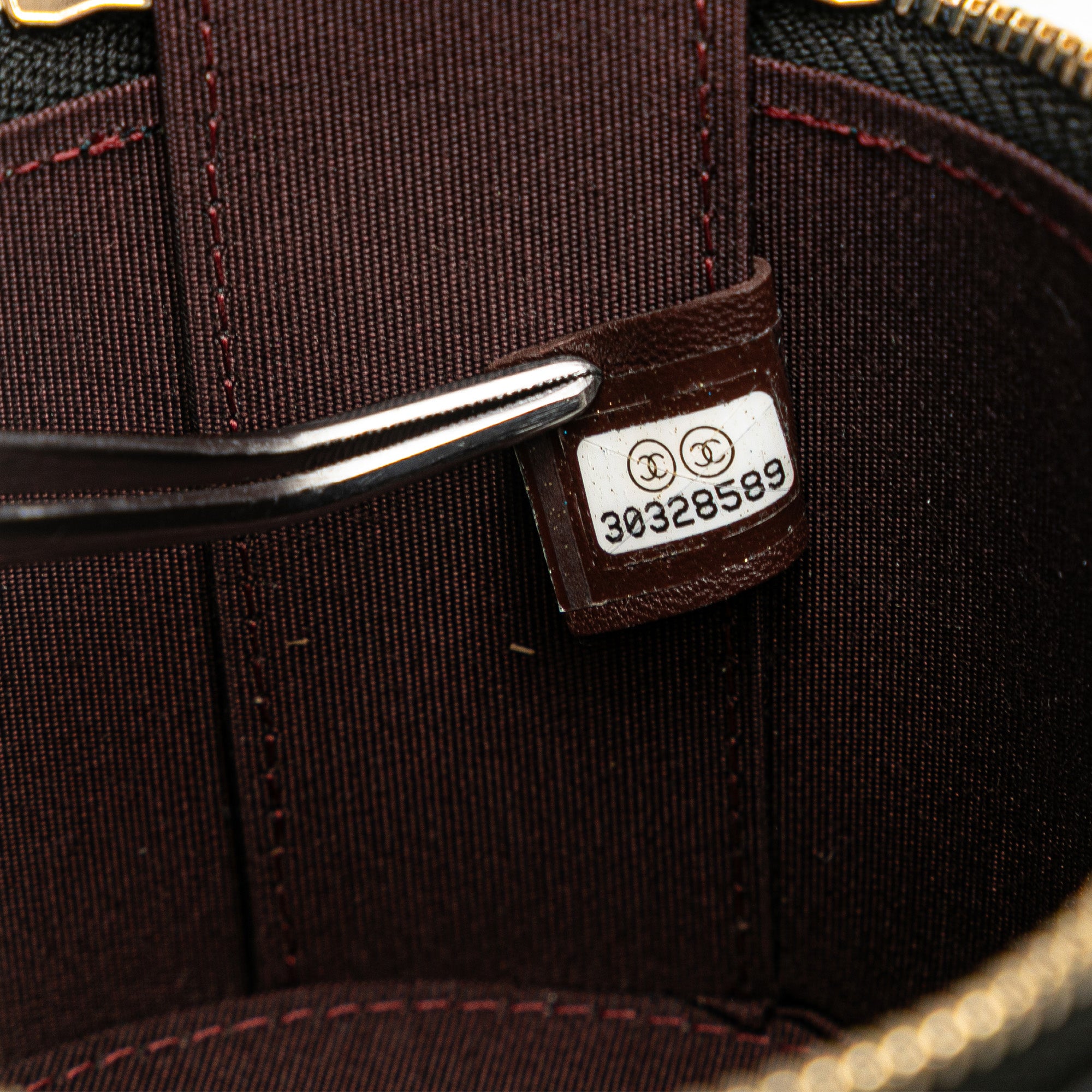 Quilted Lambskin Chain and Charm Vanity Case