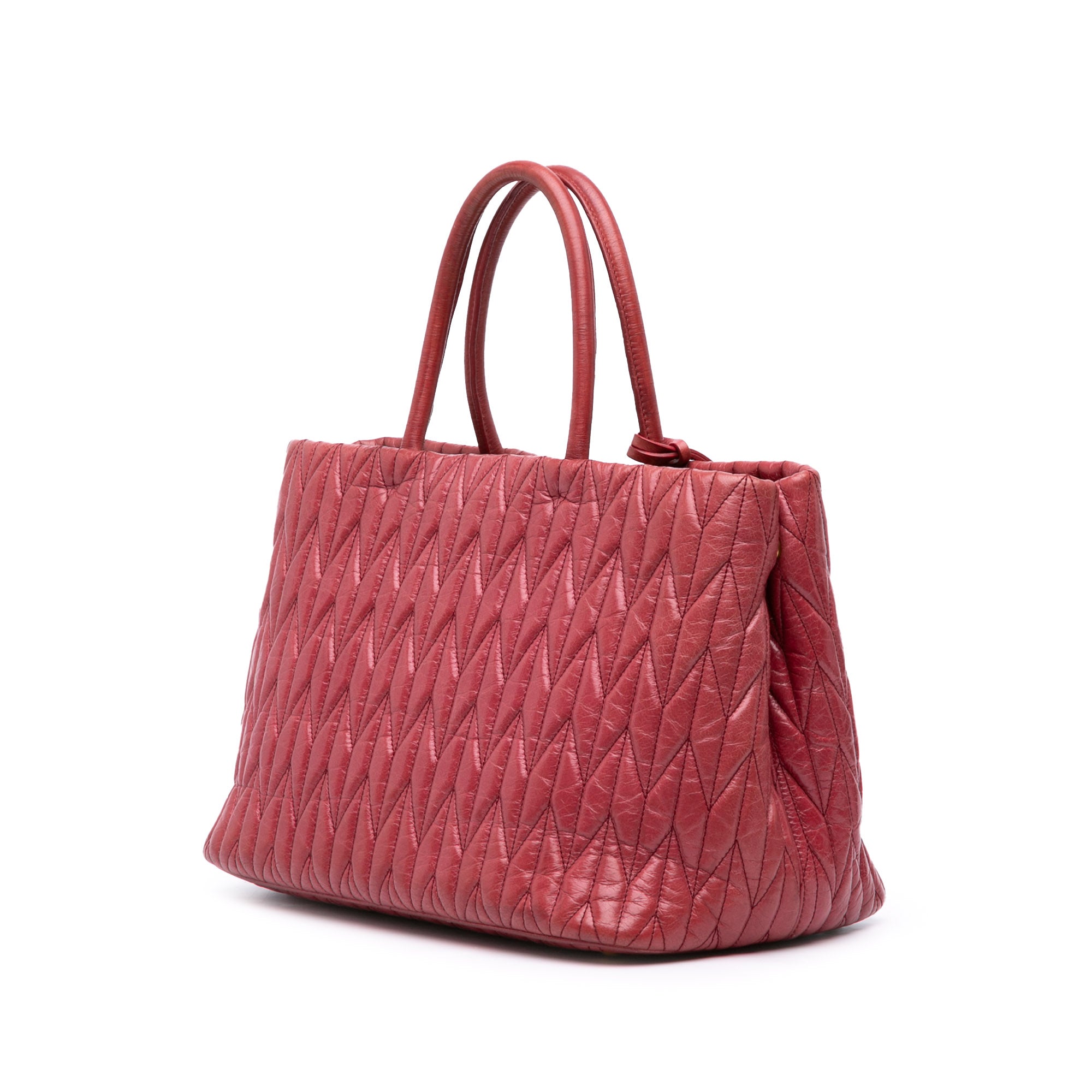 Miu Miu Matelasse Lambskin Satchel