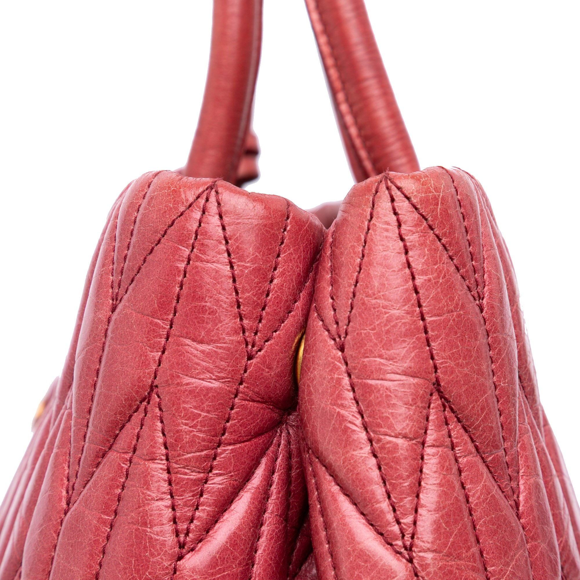 Miu Miu Matelasse Lambskin Satchel