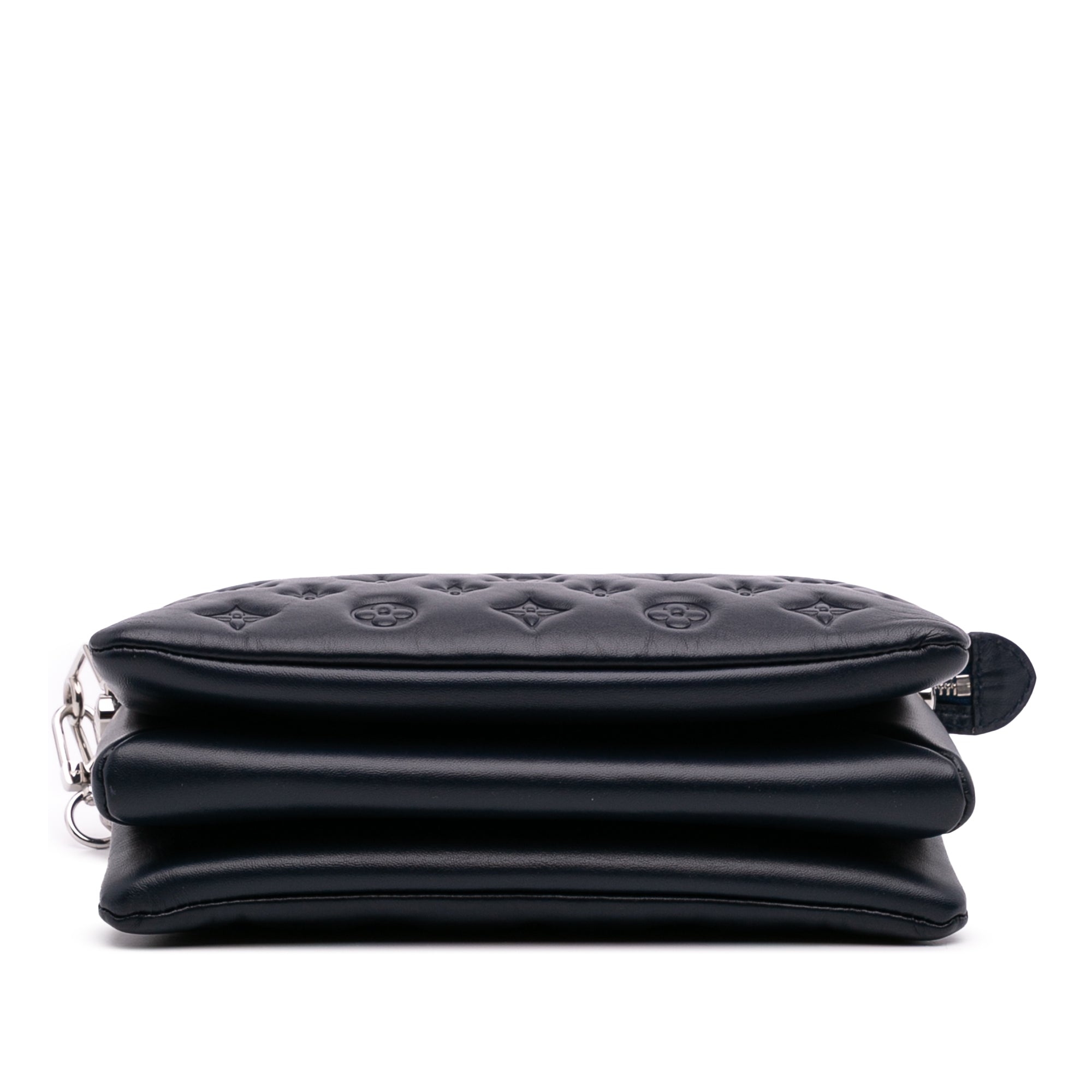 Monogram Embossed Puffy Lambskin Coussin PM