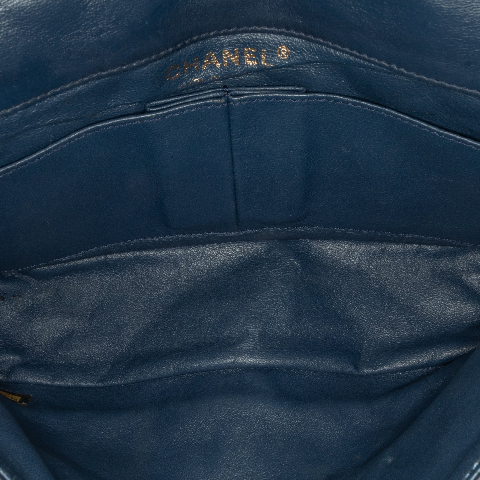 CC Quilted Lambskin Double Flap