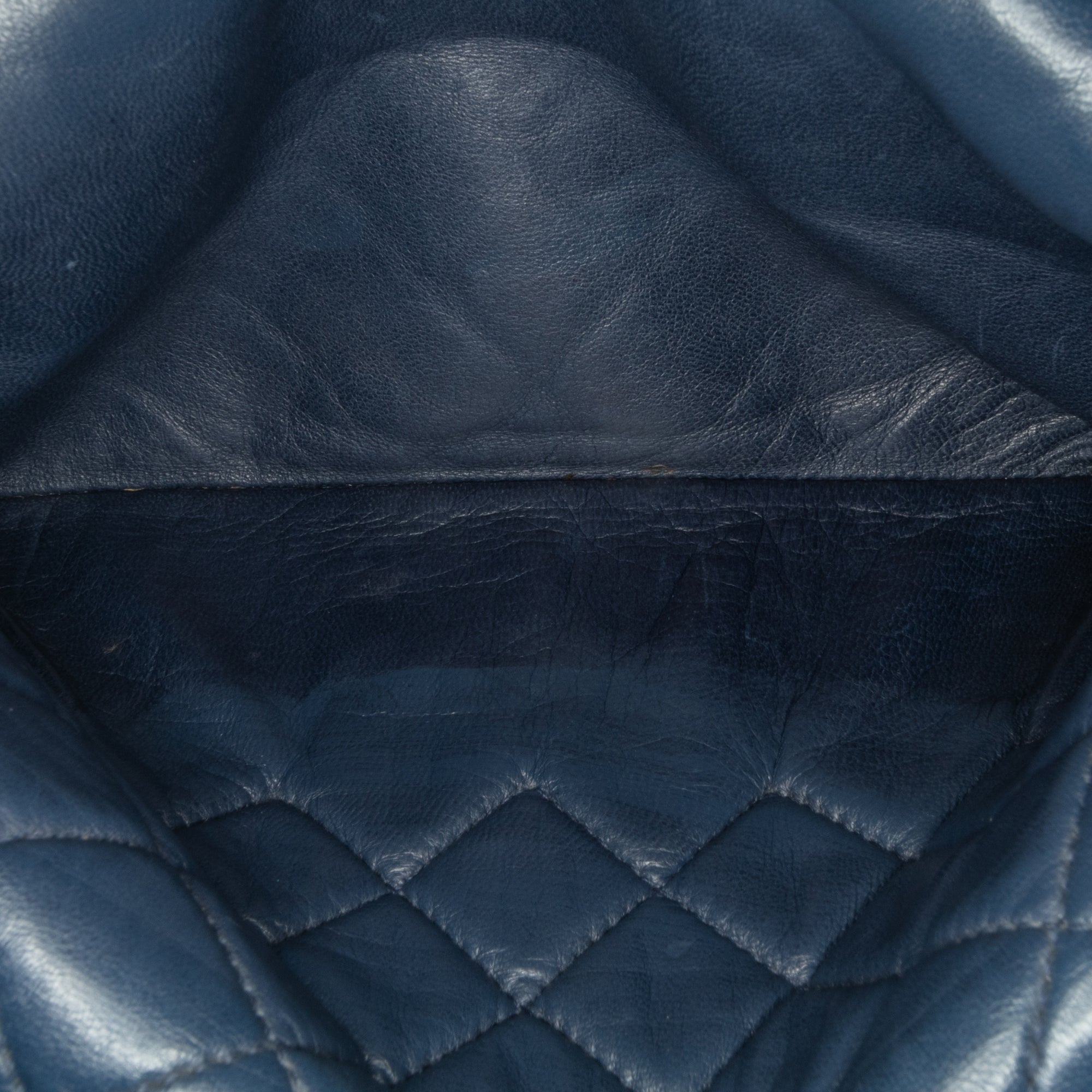 CC Quilted Lambskin Double Flap