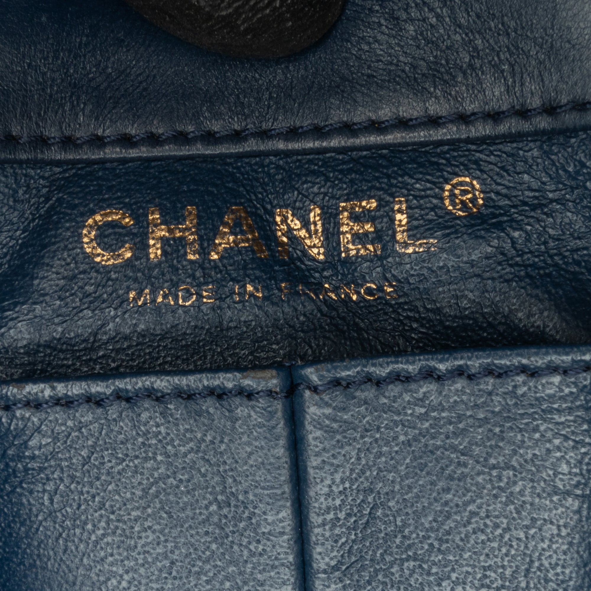 CC Quilted Lambskin Double Flap