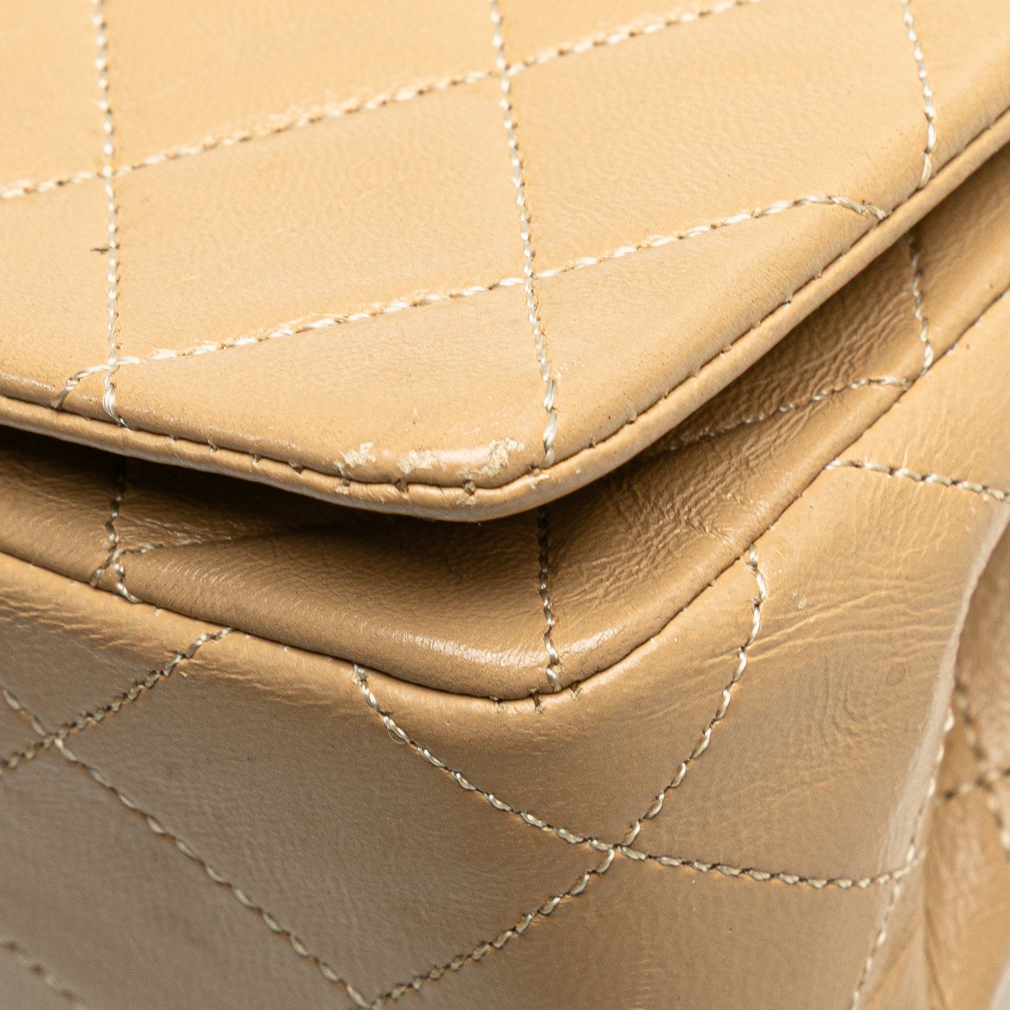 Mini Rectangular CC Quilted Lambskin Full Single Flap