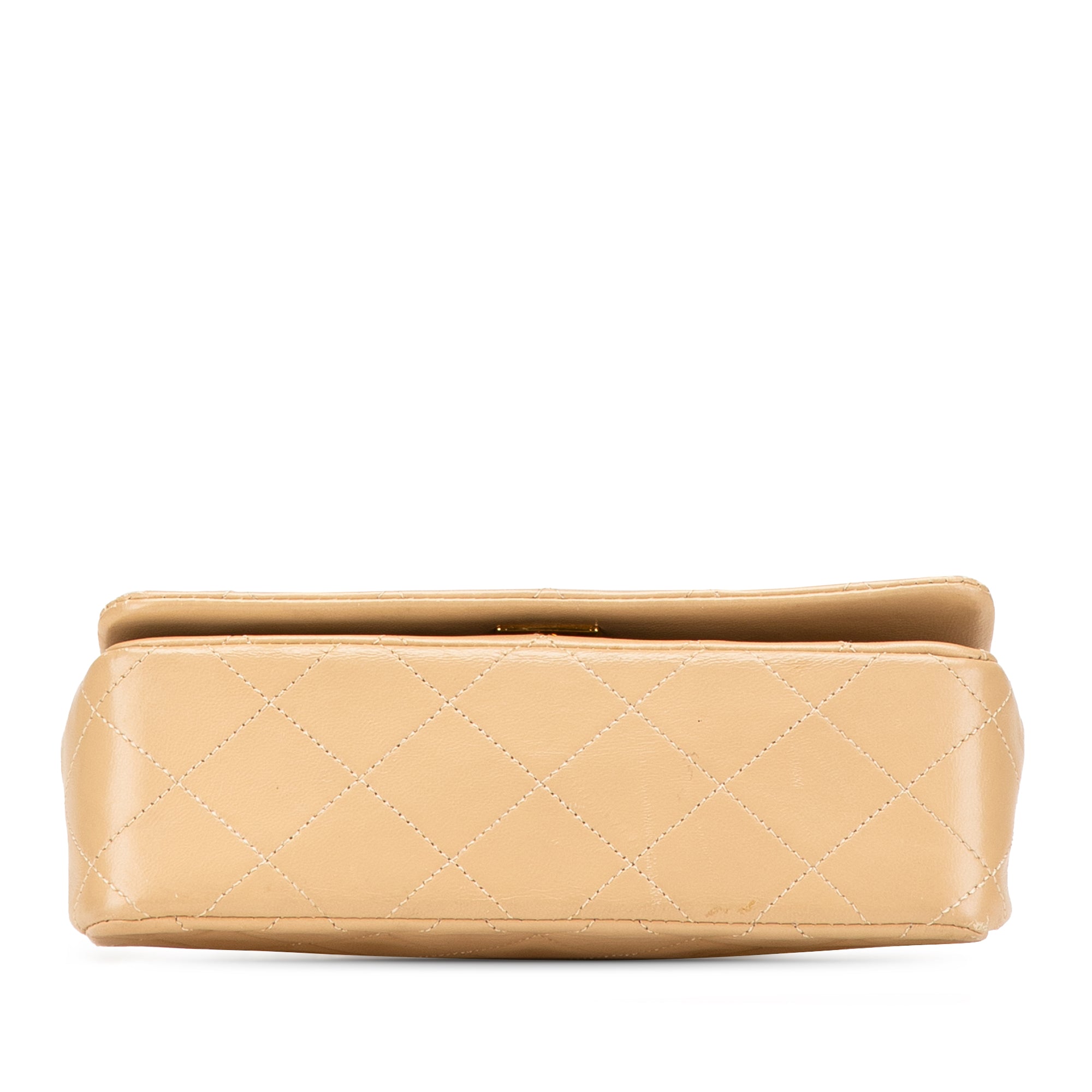 Mini Rectangular CC Quilted Lambskin Full Single Flap