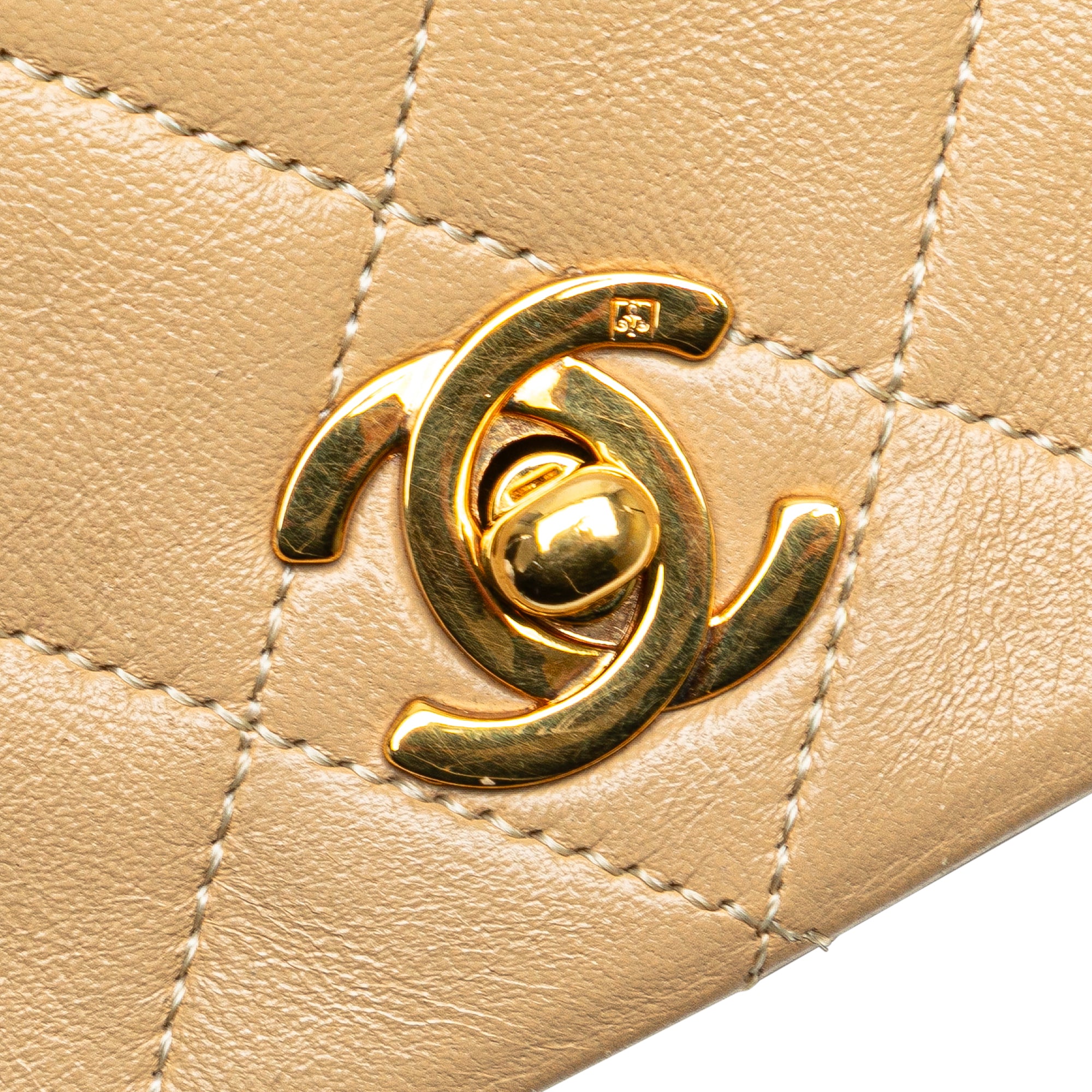 Mini Rectangular CC Quilted Lambskin Full Single Flap