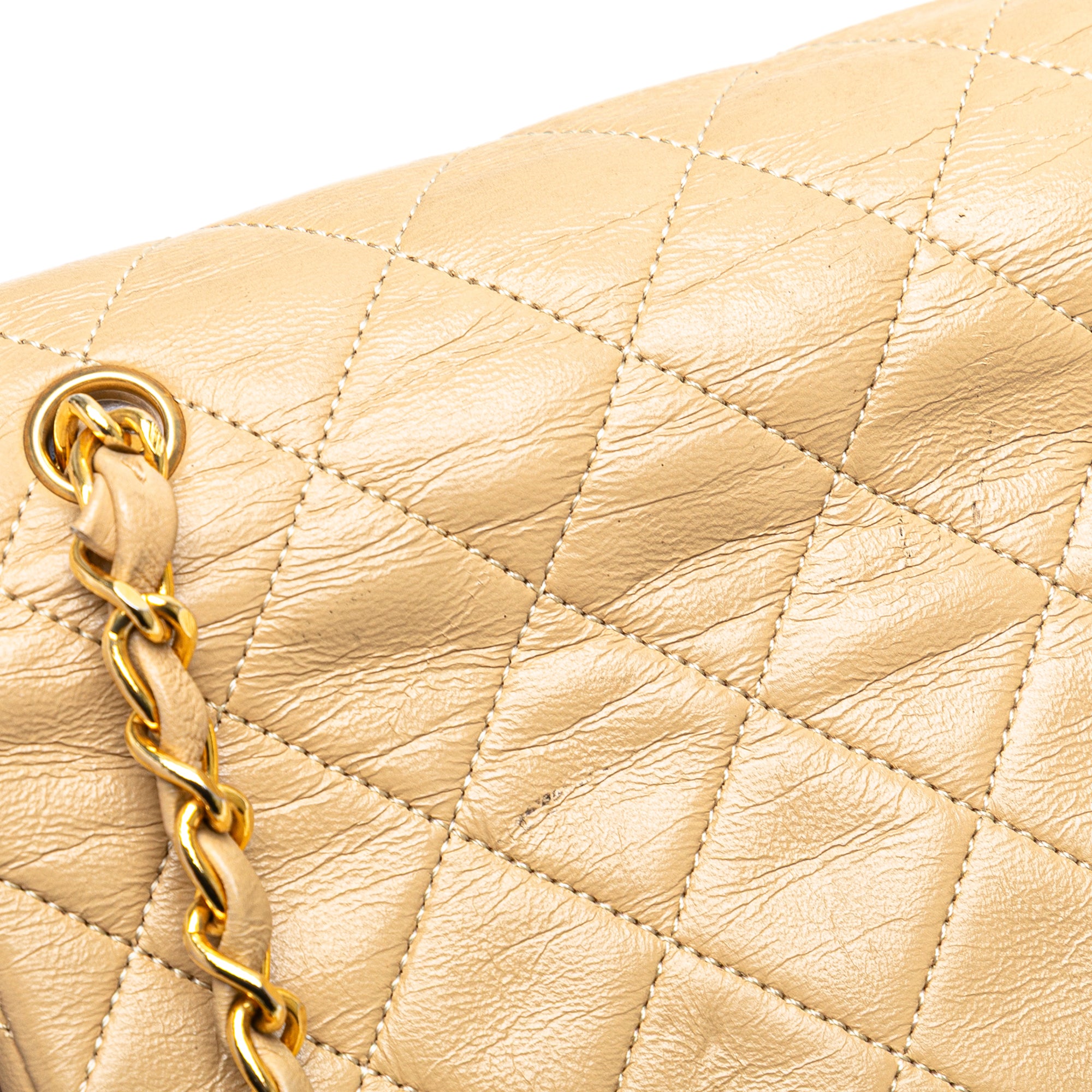 Mini Rectangular CC Quilted Lambskin Full Single Flap