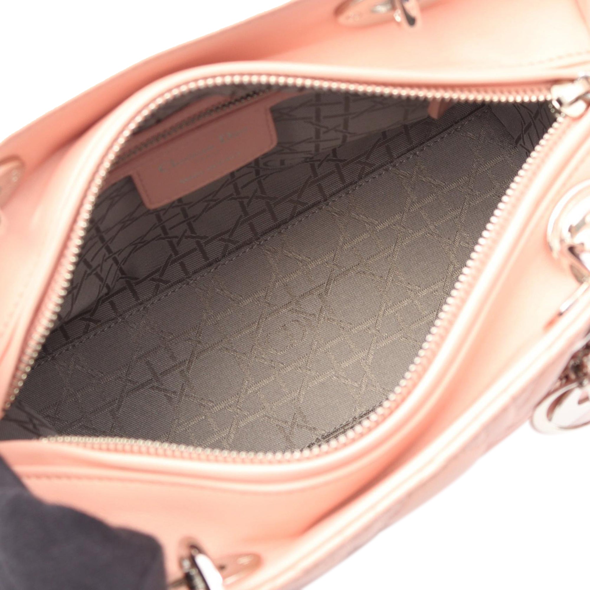 Medium Lambskin Cannage Lady Dior
