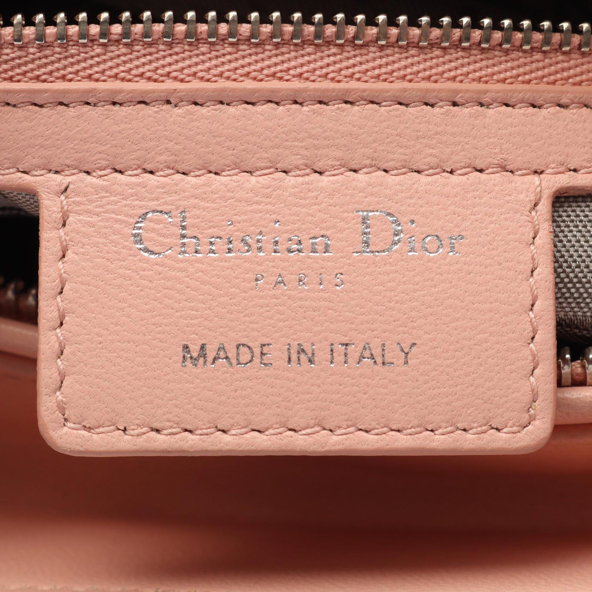 Medium Lambskin Cannage Lady Dior