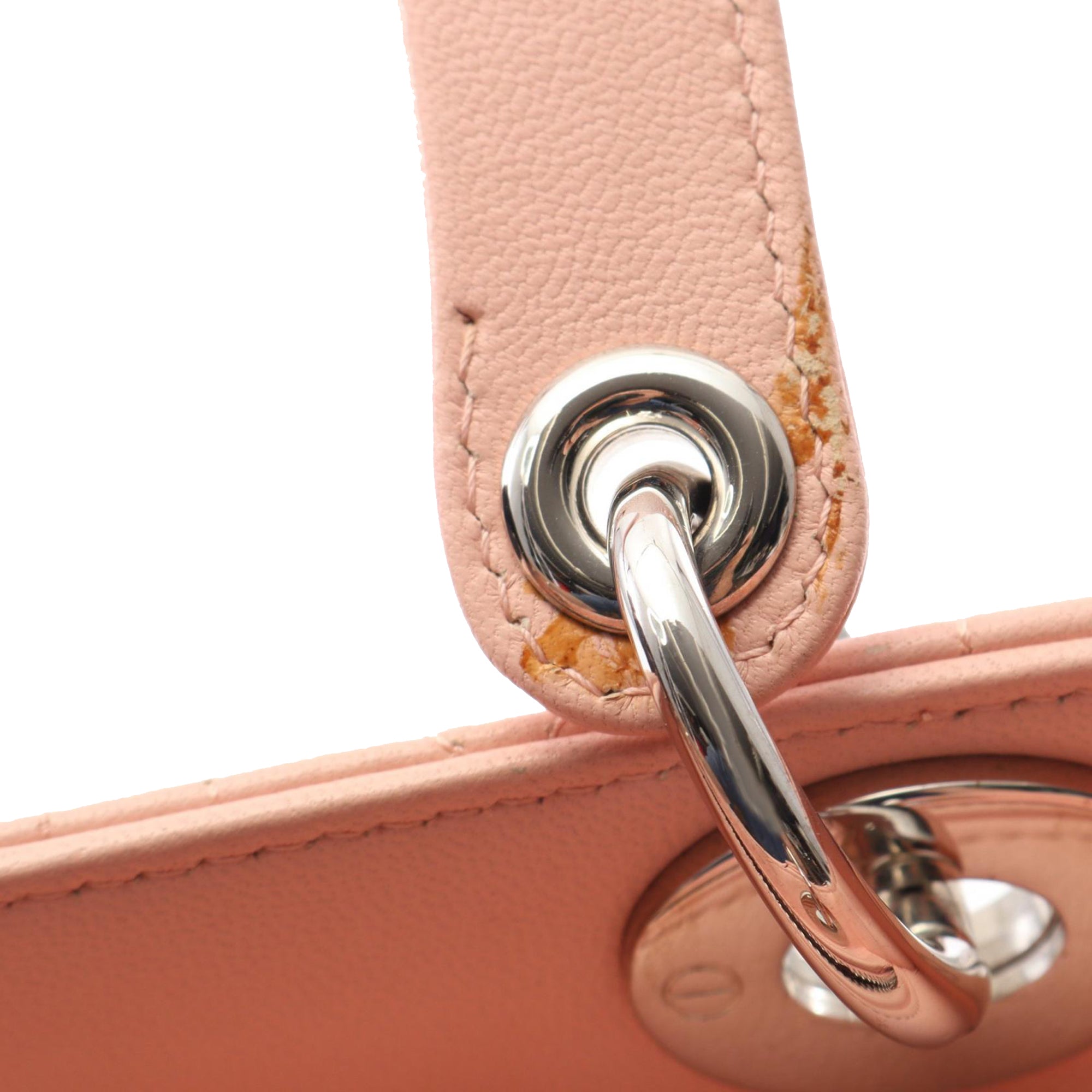 Medium Lambskin Cannage Lady Dior