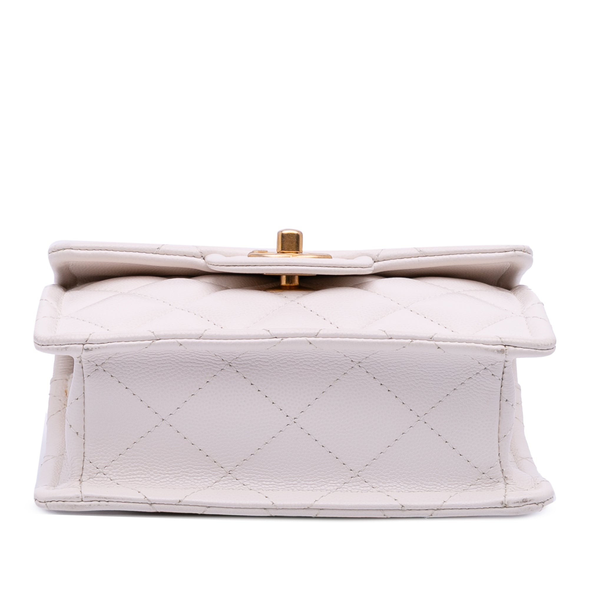 Mini Quilted Caviar Sweet Classic Flap