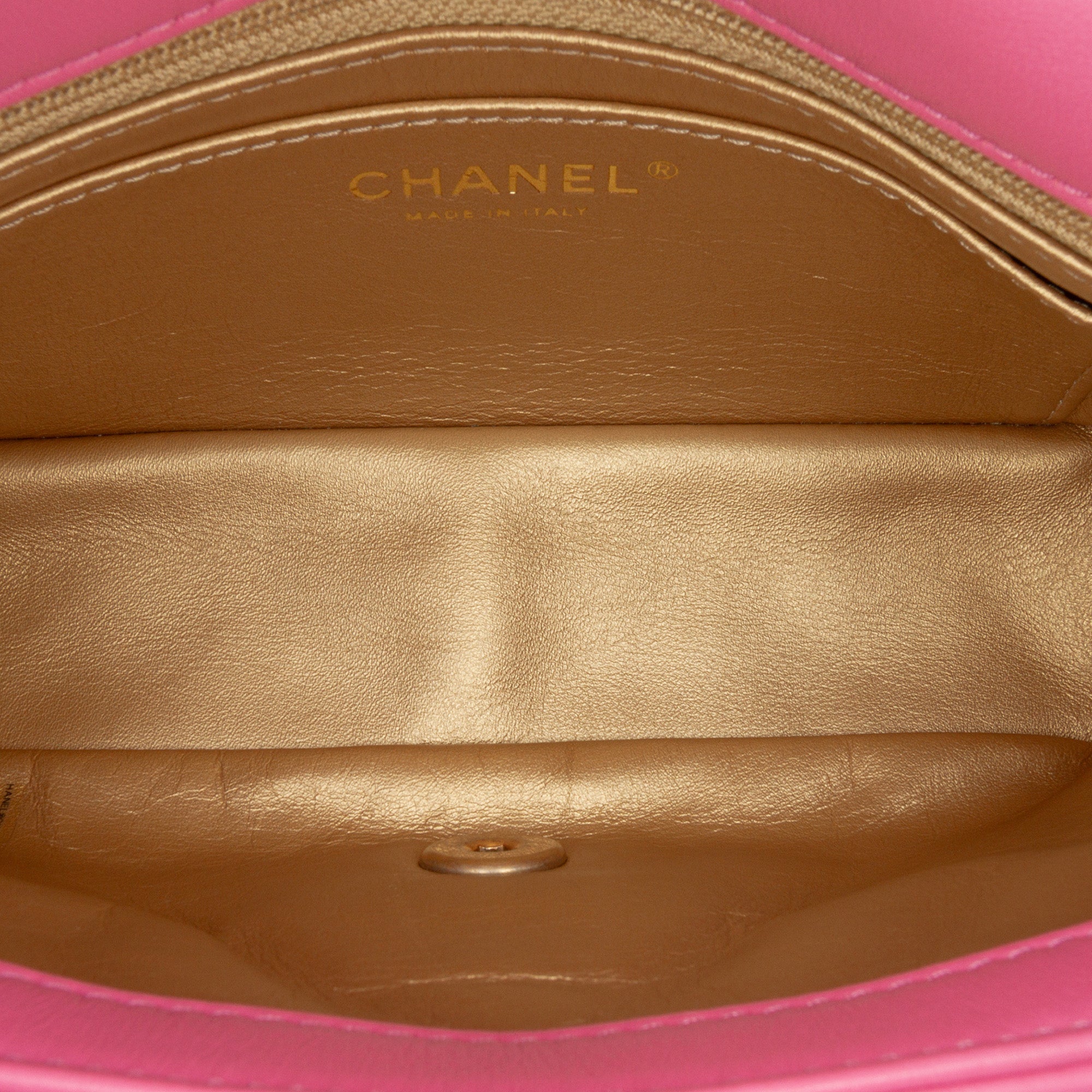 Chanel Mini Rectangular Classic Lambskin Pearl Crush Single Flap