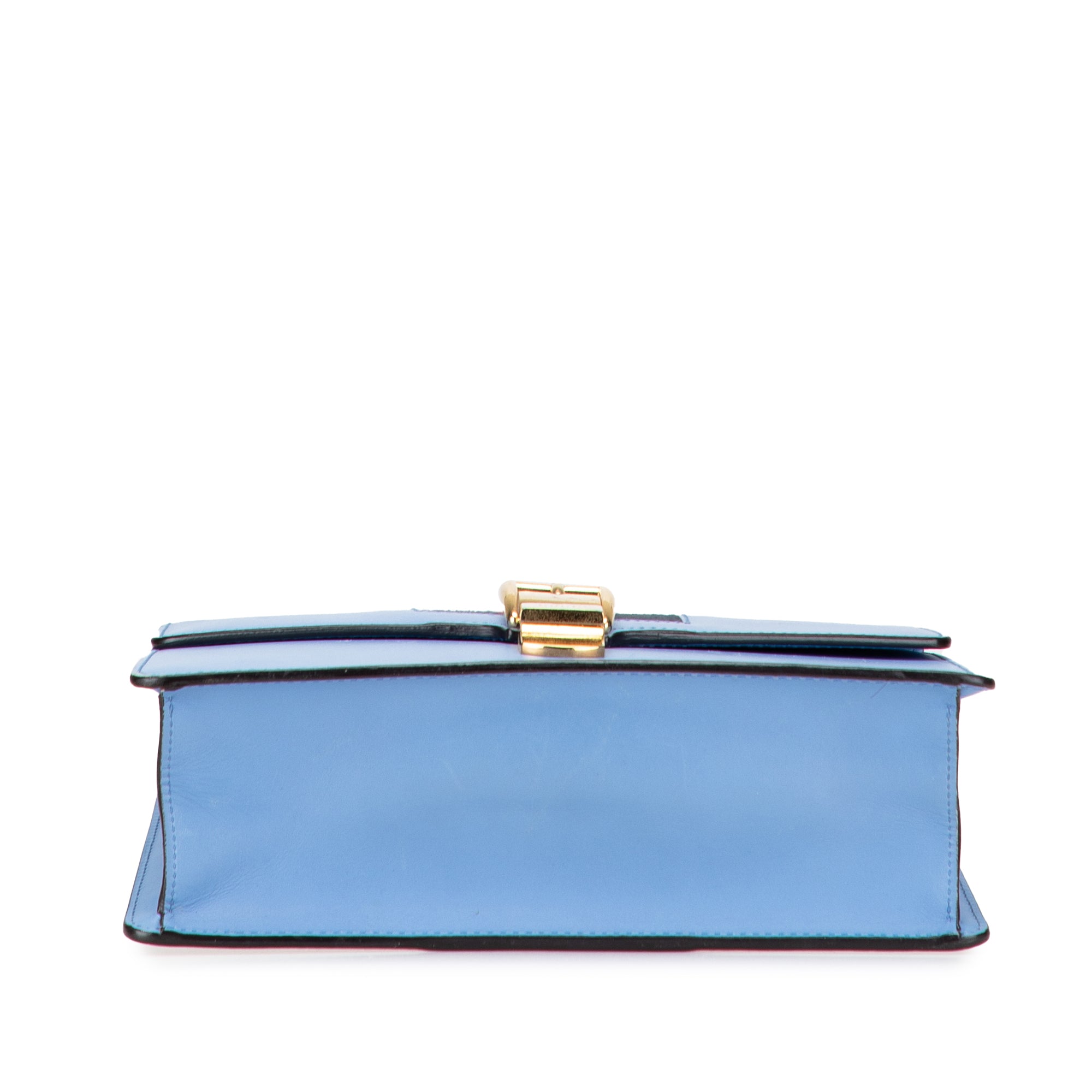 Small Leather Sylvie Web Satchel