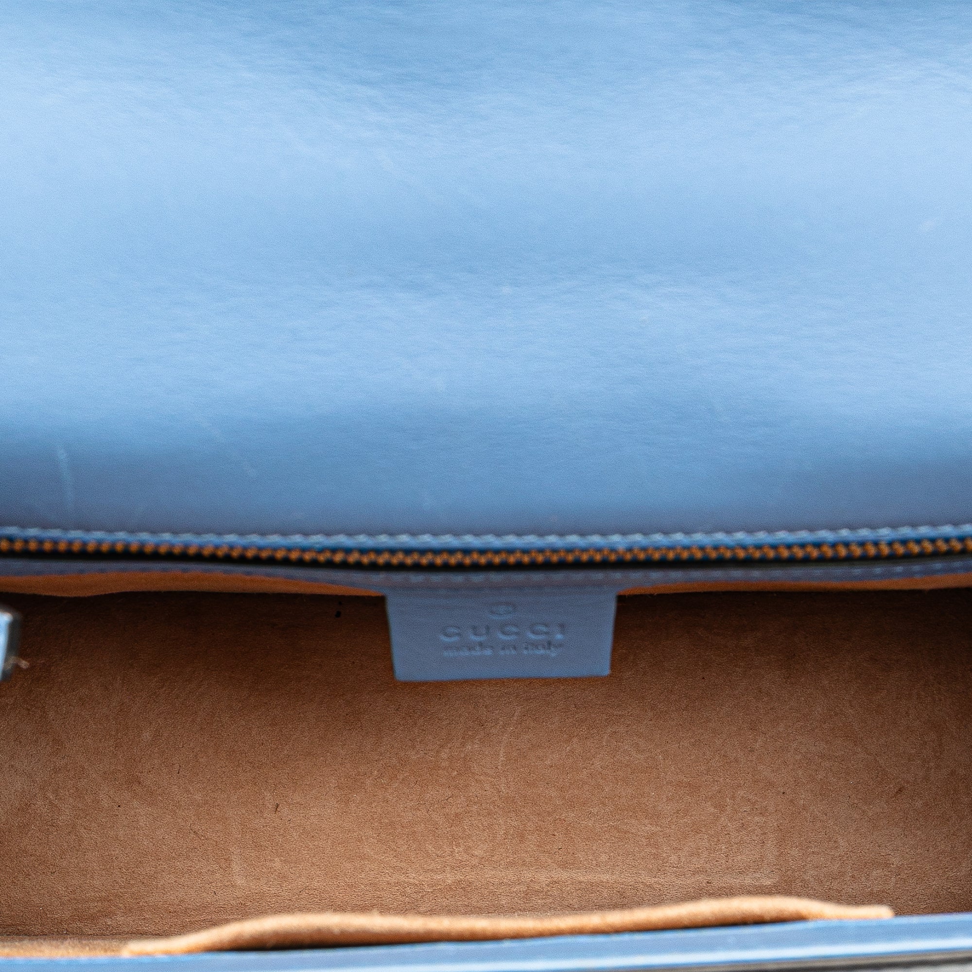 Gucci Small Leather Sylvie Web Satchel