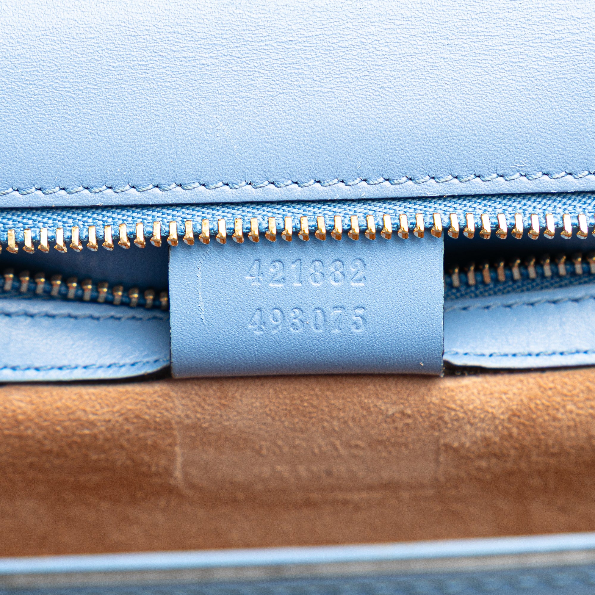 Small Leather Sylvie Web Satchel
