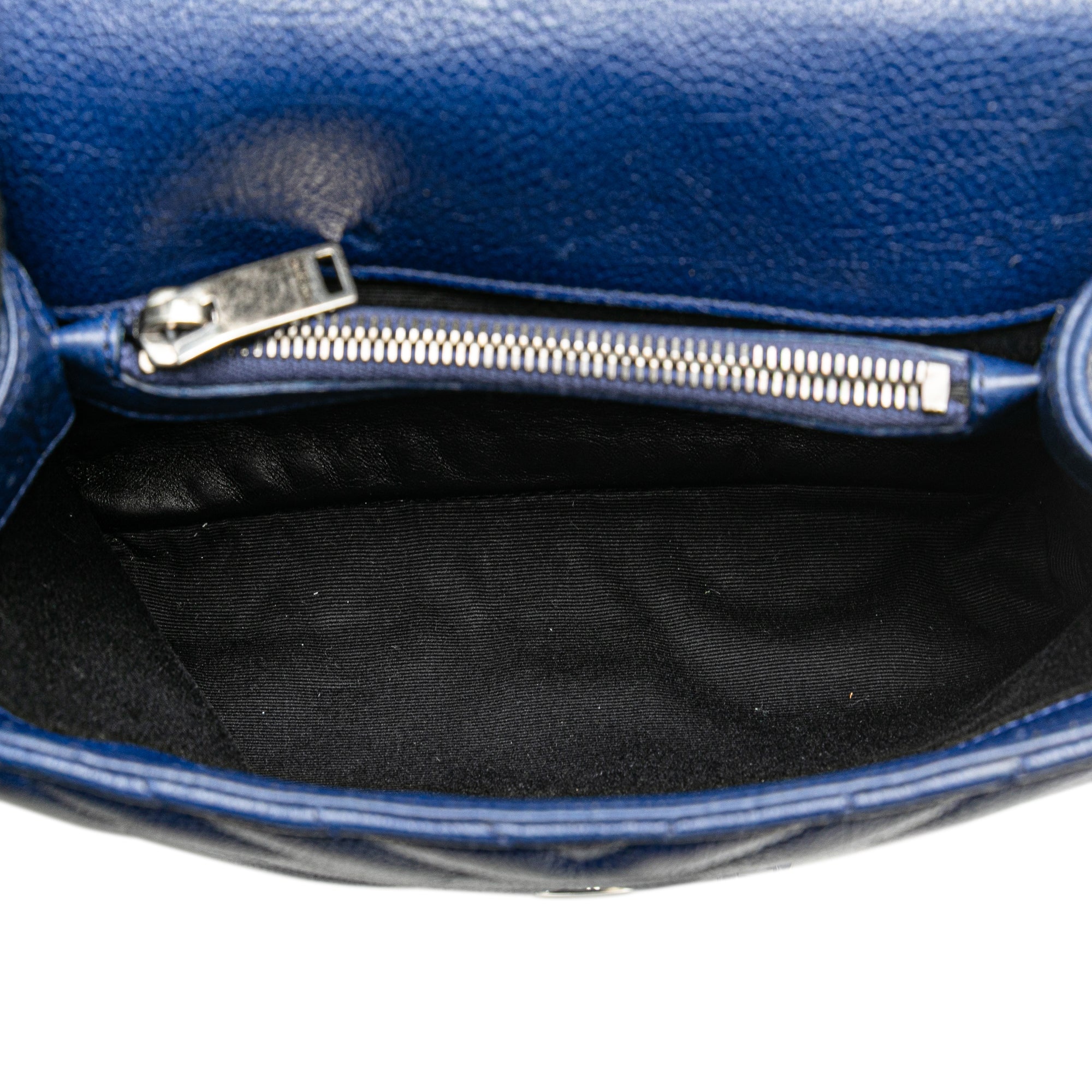 Medium Quilted Chevron Sheepskin College Satchel