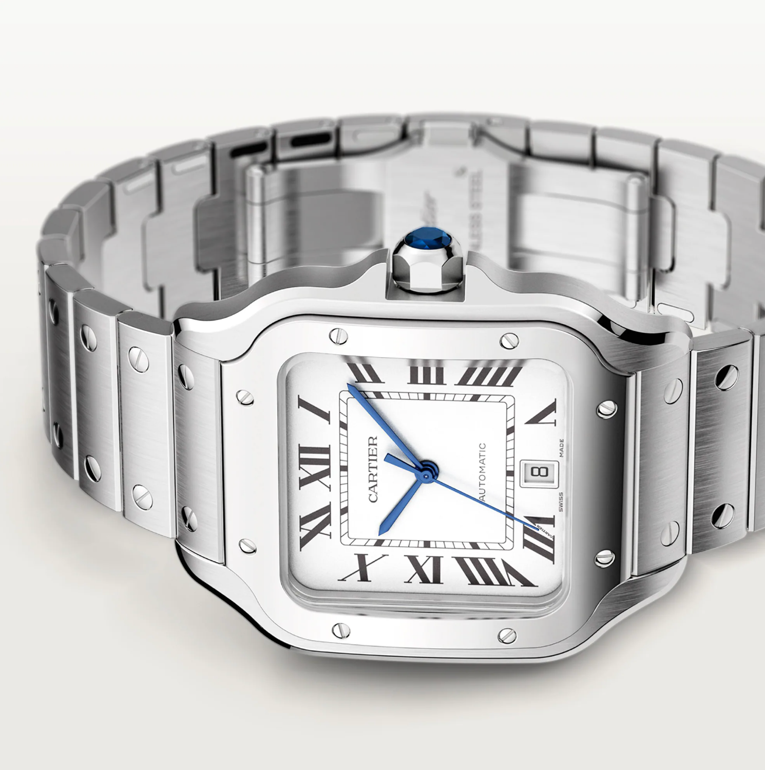 Cartier Santos de Cartier Large Automatic Watch 39.8mm Steel