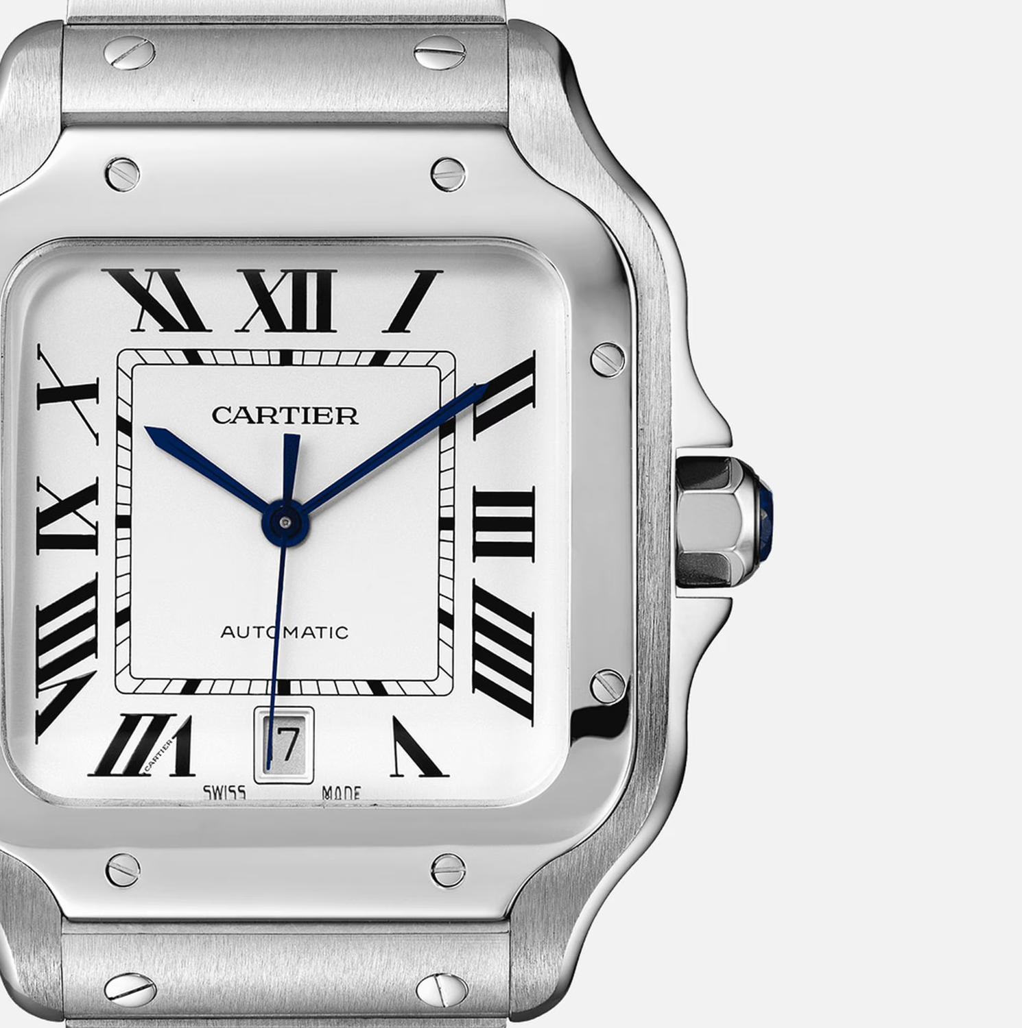 Cartier Santos de Cartier Large Automatic Watch 39.8mm Steel