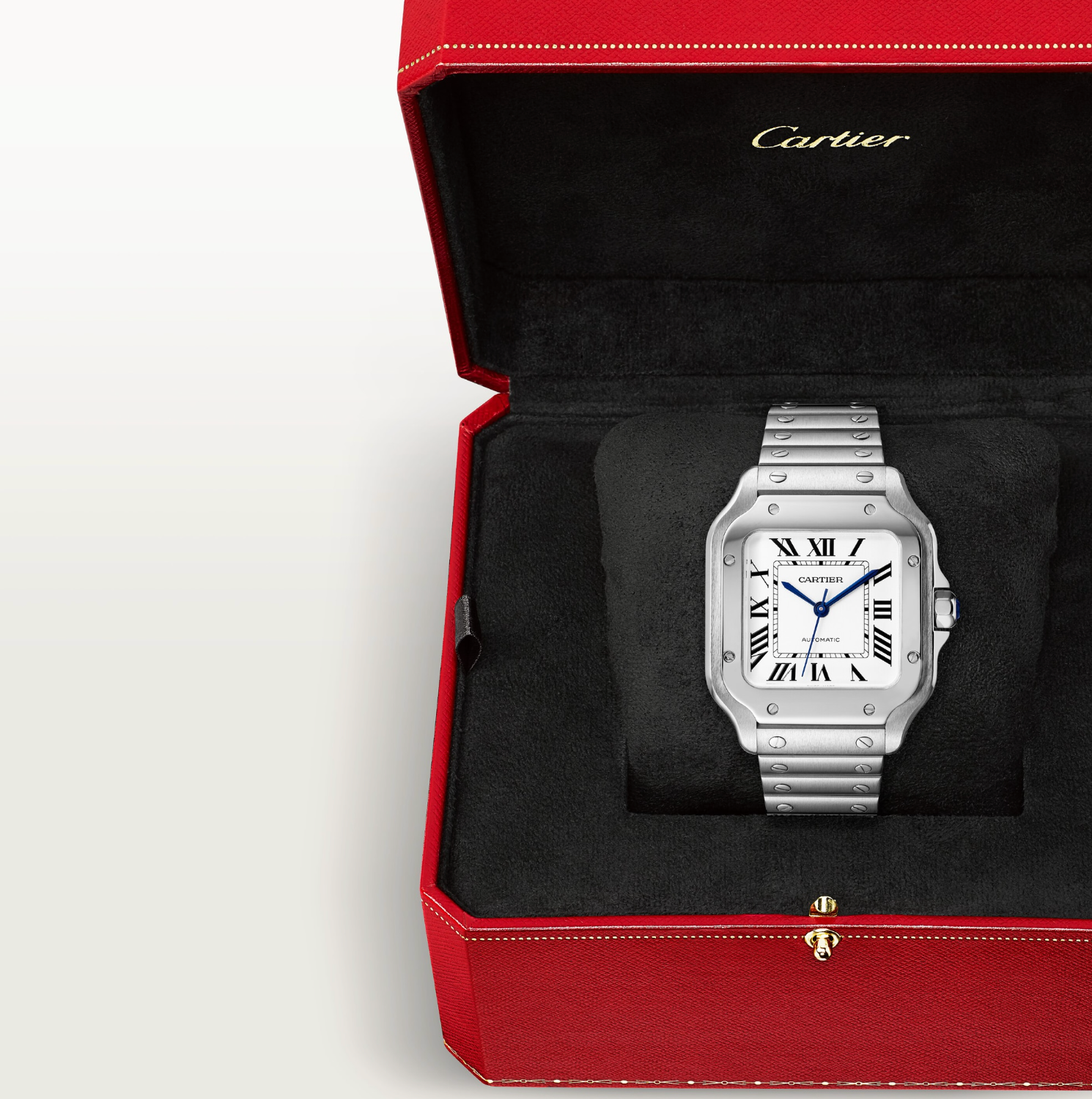Cartier Santos de Cartier Medium Model Automatic Steel Watch