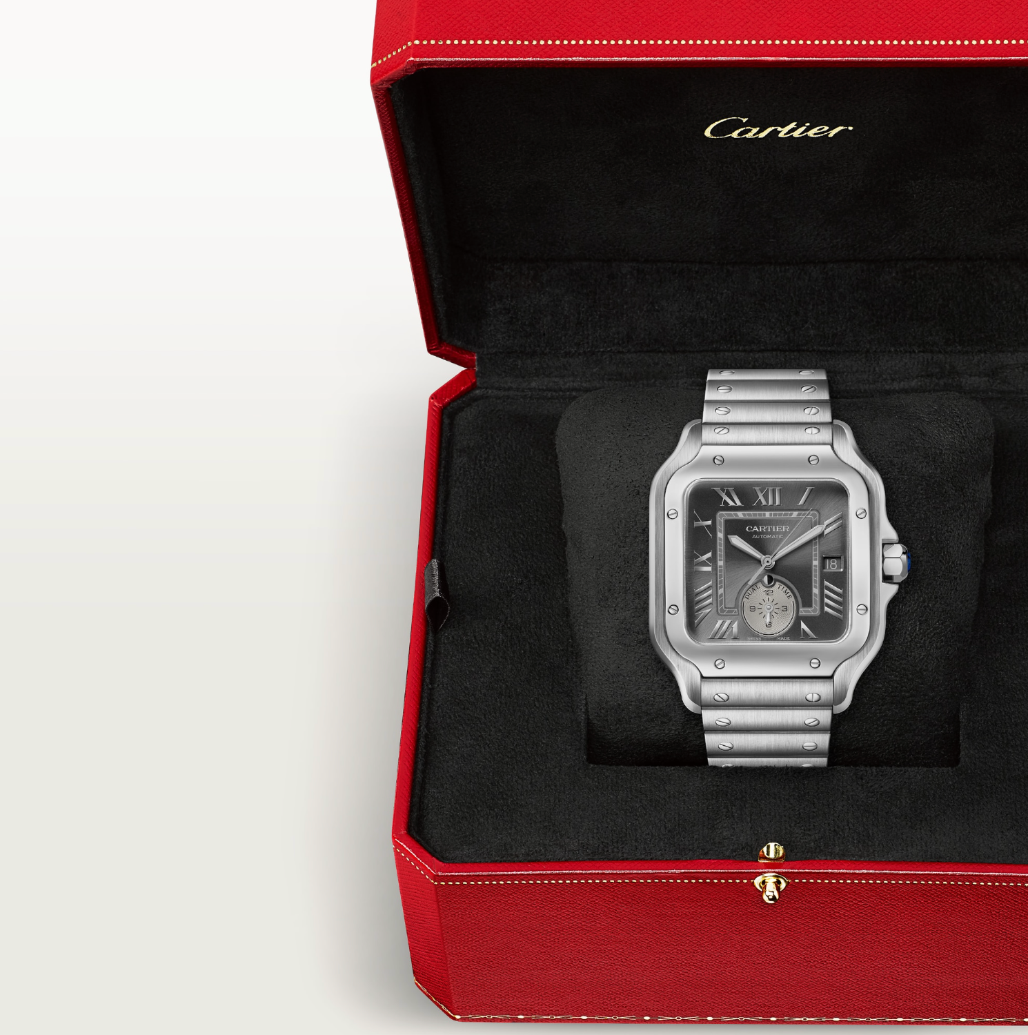 Cartier Santos de Cartier Dual Time Large Automatic Watch