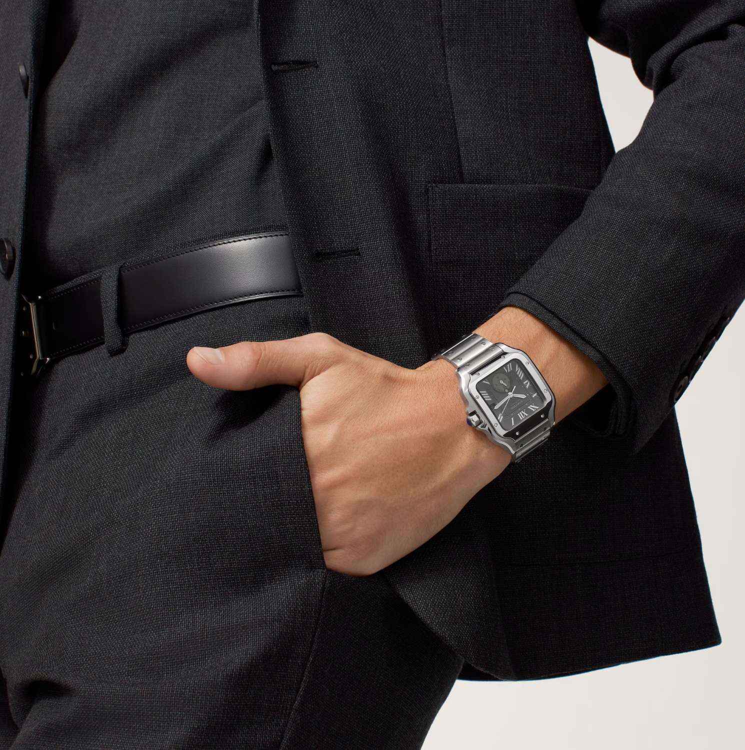 Cartier Santos de Cartier Dual Time Large Automatic Watch