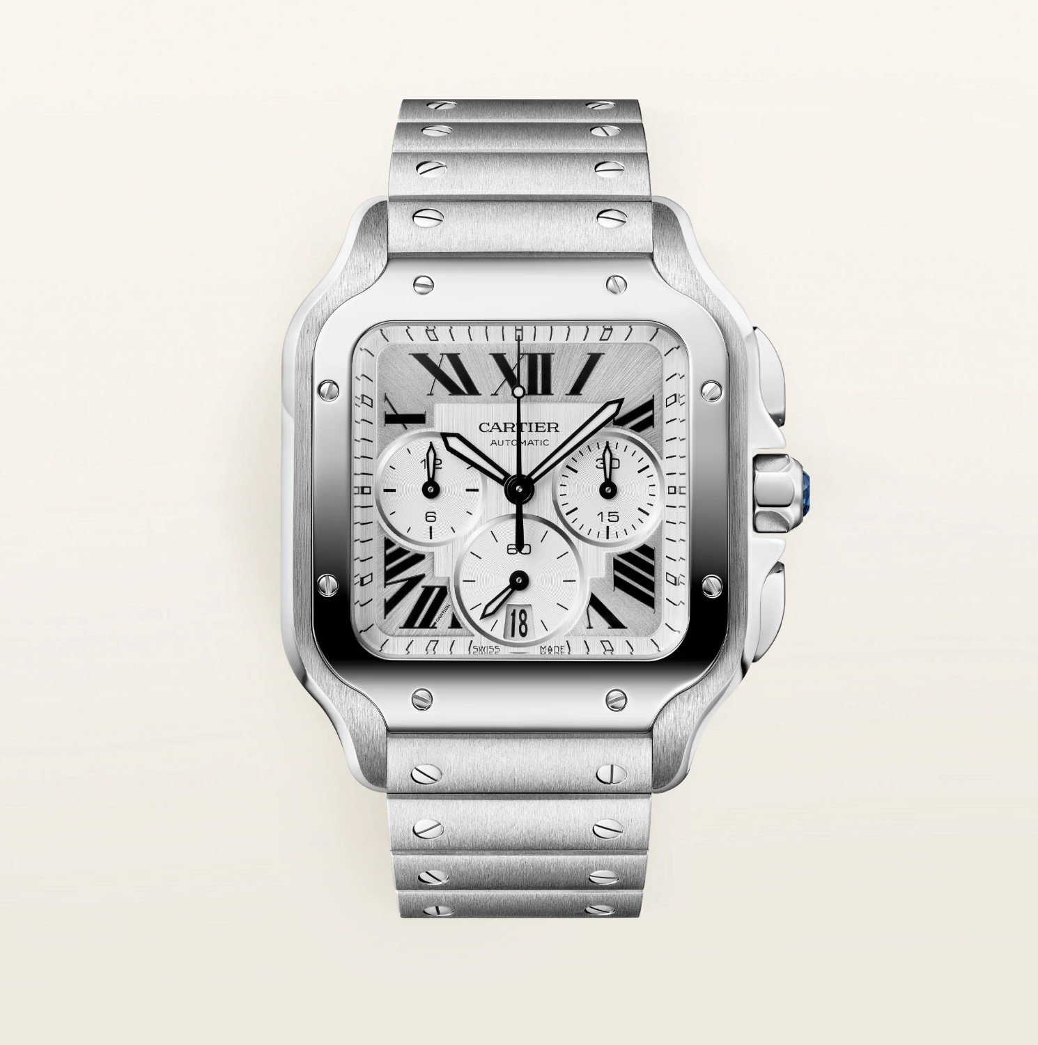 Cartier Santos de Cartier Chronograph Large Automatic Watch
