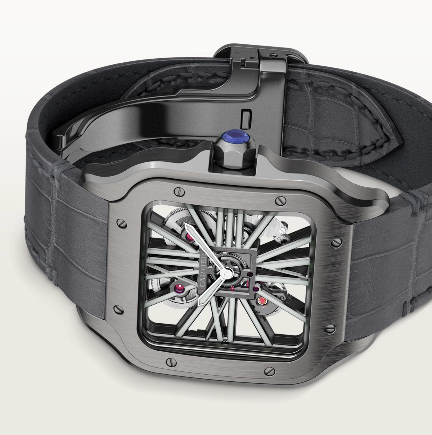 Cartier Santos Skeleton ADLC Large Watch