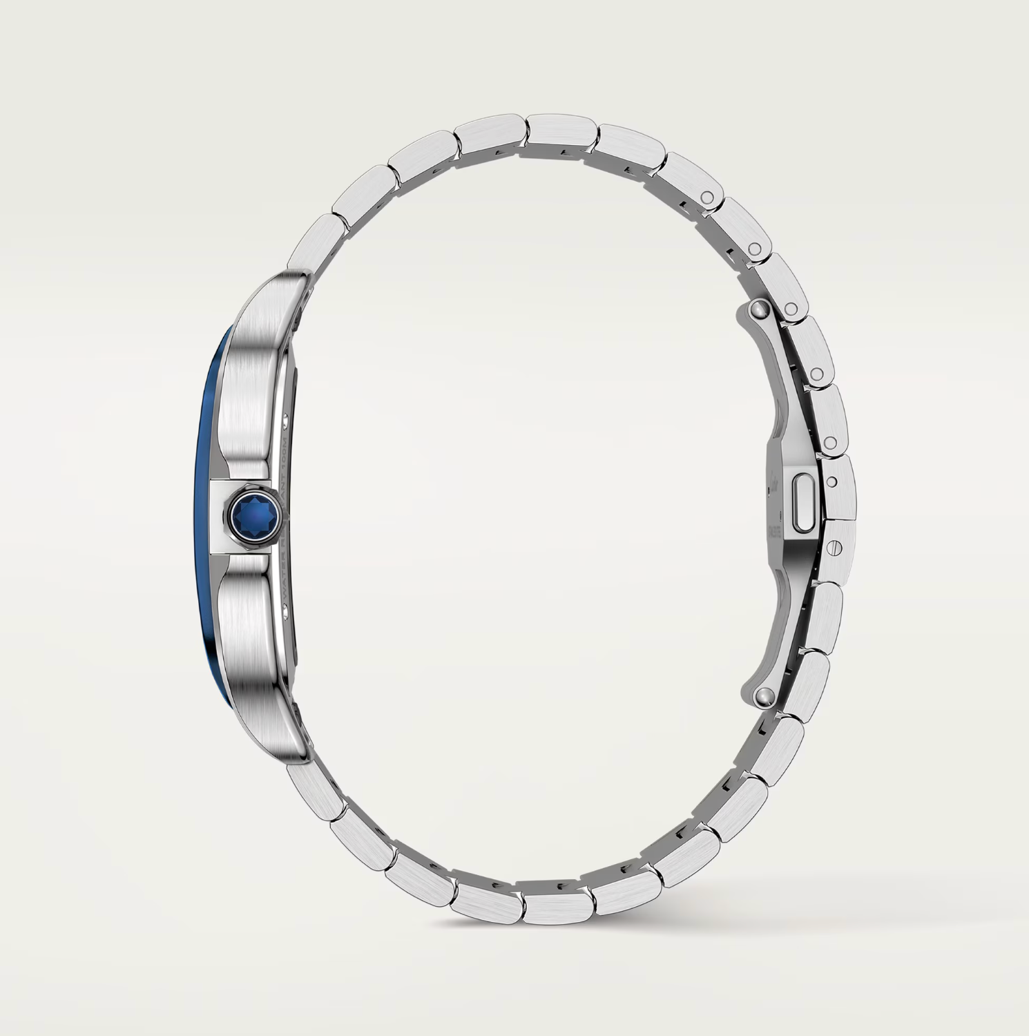 Cartier Santos Skeleton Blue Large Watch