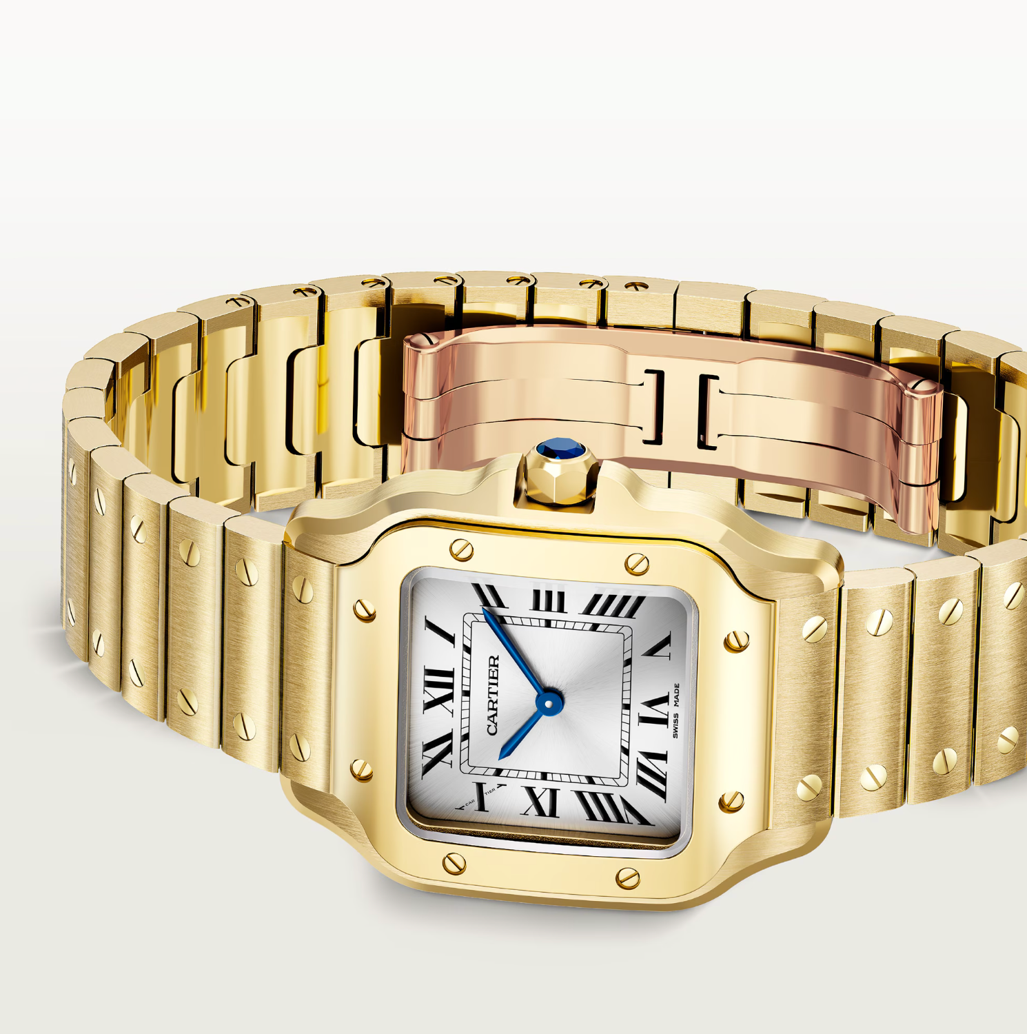 Cartier Santos de Cartier Small Yellow Gold Watch