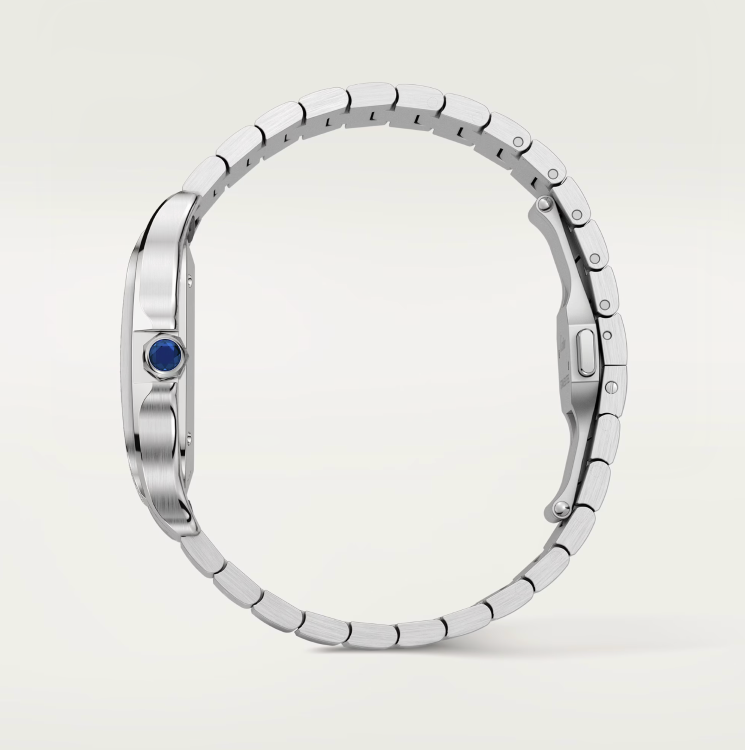 Cartier Santos de Cartier Medium Diamond Watch