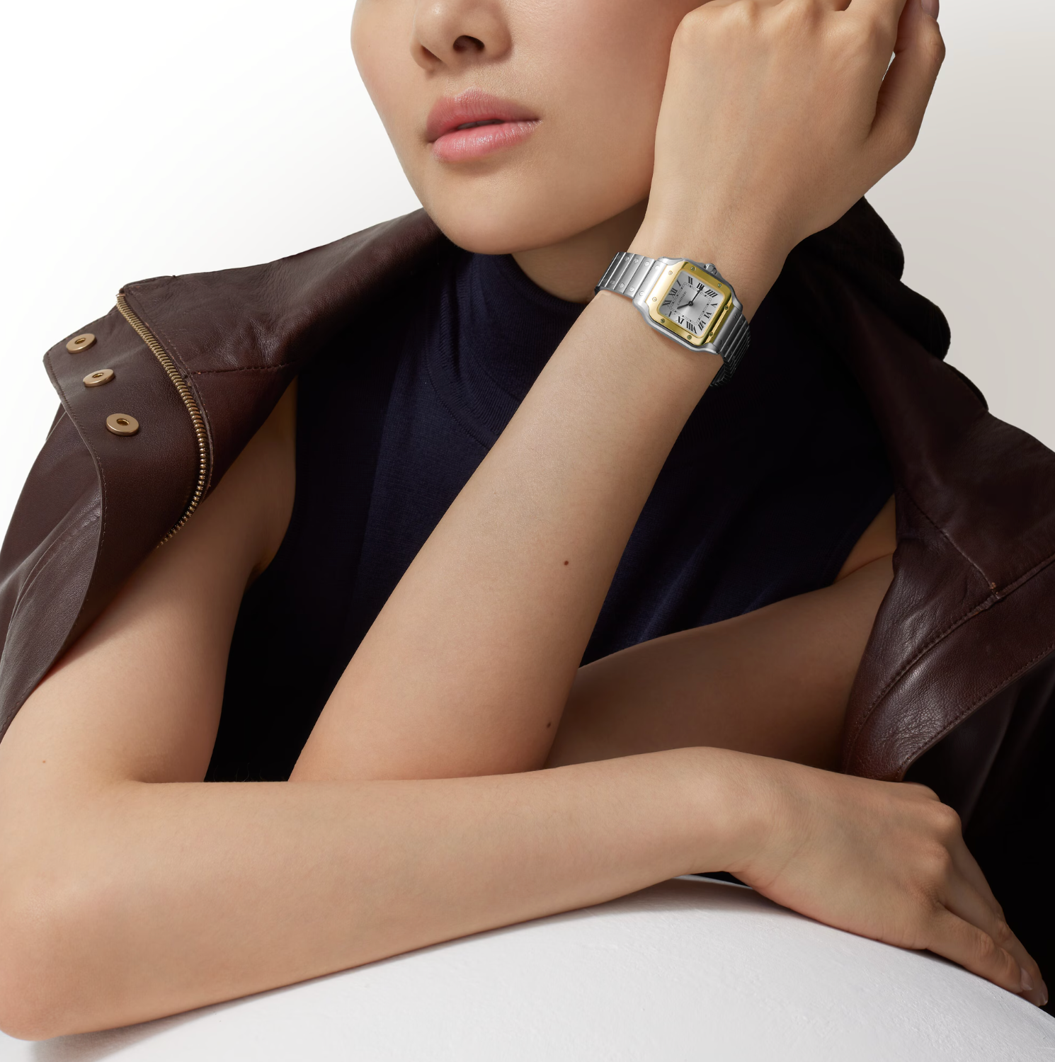 Cartier Santos de Cartier Two-Tone Watch